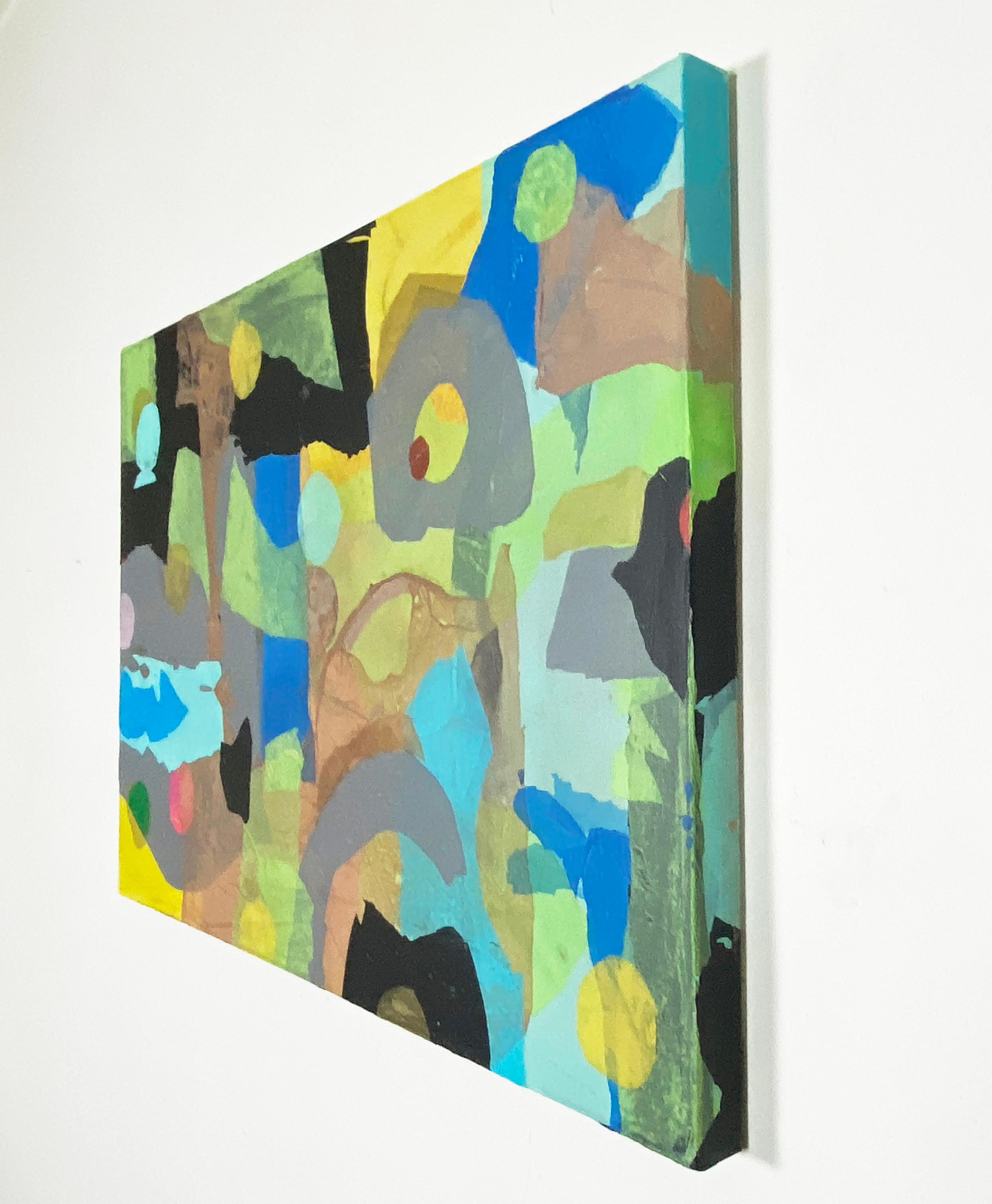 Parco giochi, Pittura astratta - Mixed Media Art Astratto di Johnny Karwan
