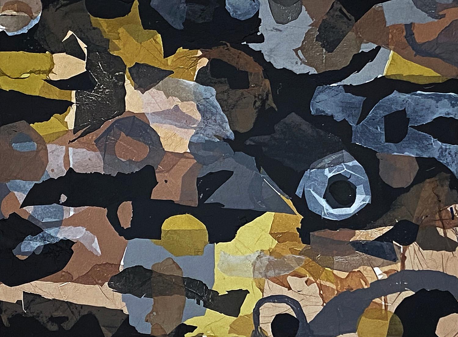 Abstraktes Gemälde Sahara, Sahara – Mixed Media Art von Johnny Karwan