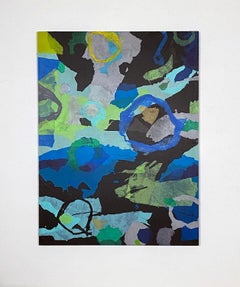 Twice in a Blue Moon, Abstract Painting