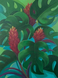 Monstera & Ginger, Original Painting