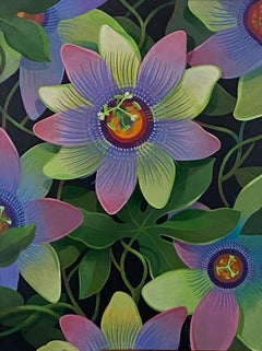 Passion Flowers, Original Painting