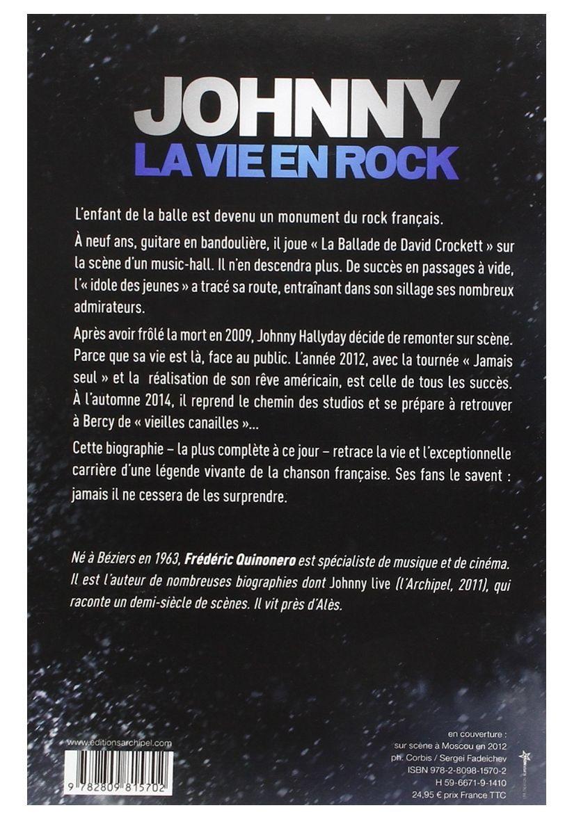 Johnny - La vie en Rock French Edition Paperback.
Even those under twenty know him: Johnny Hallyday has become, over the years, a monument of French rock. Born into the entertainment world, he tours European stages with his family, learning the