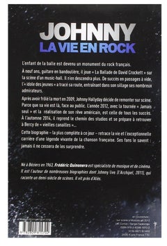 Johnny La Vie en Rock French Edition Paper Back Johnny Hallyday French Rock Star