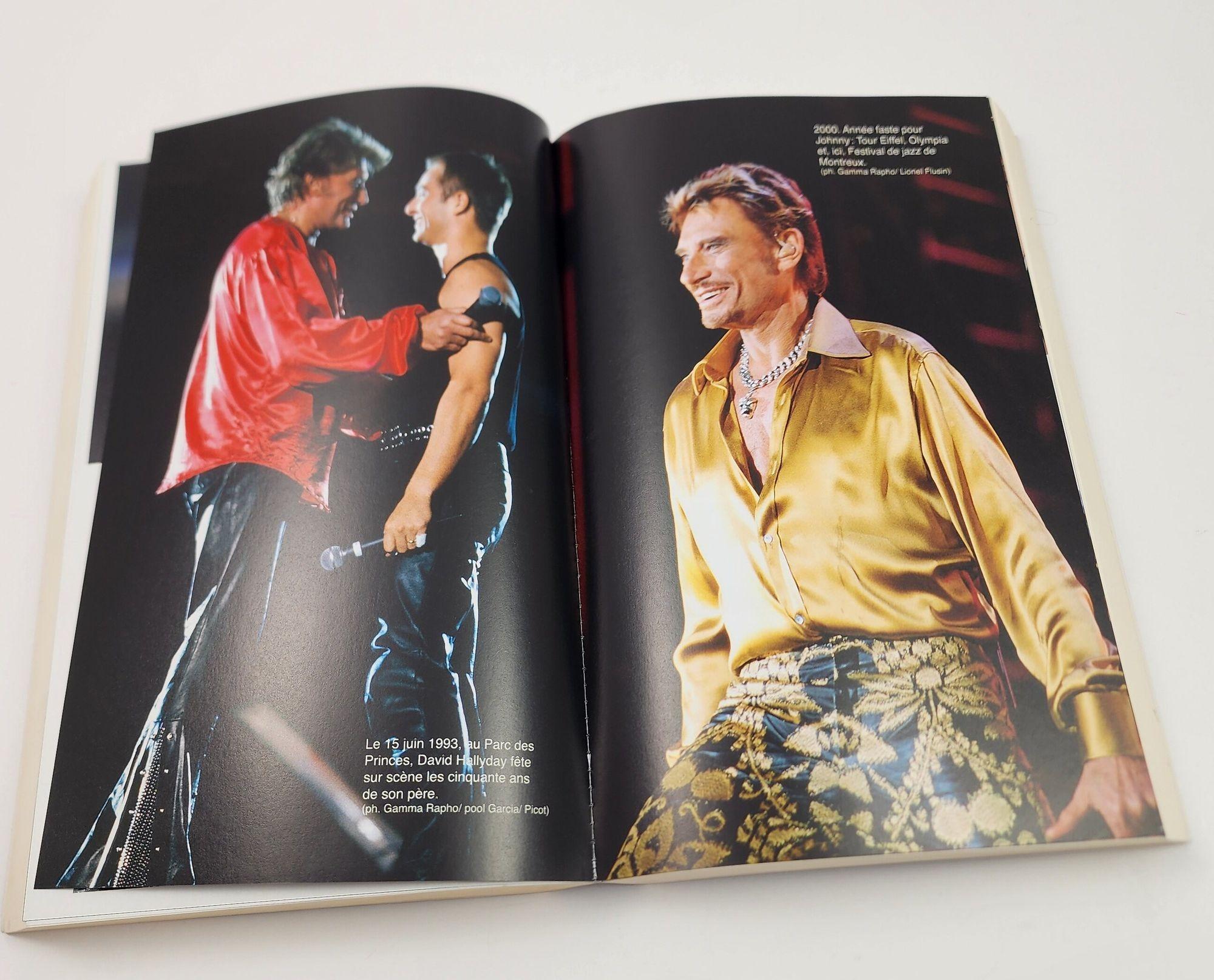 Johnny La Vie en Rock French Edition Paper Back Johnny Hallyday French Rock Star For Sale 2