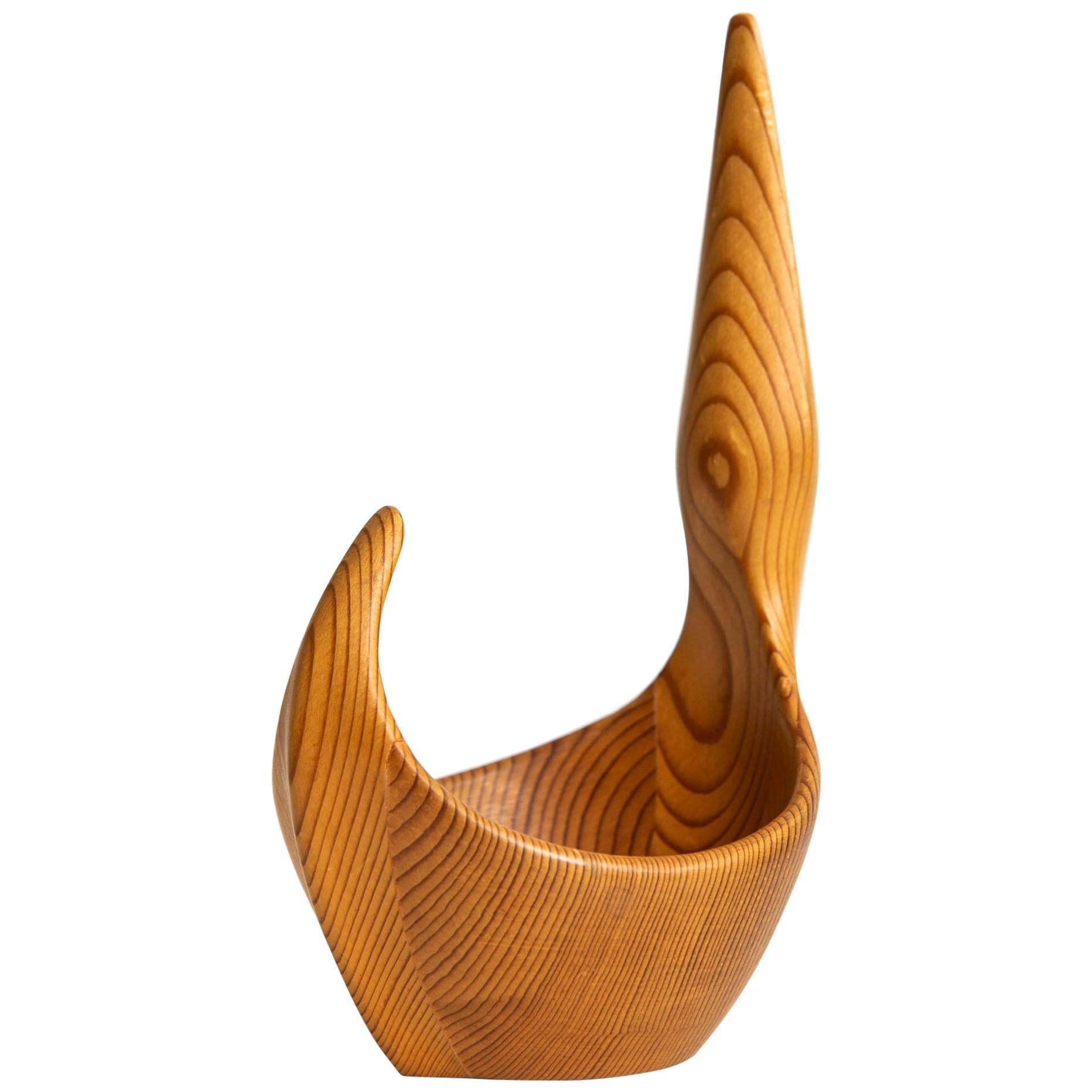 Johnny Mattsson Sculpture / Bowl Produced by Johnny Mattsson in Sweden For Sale