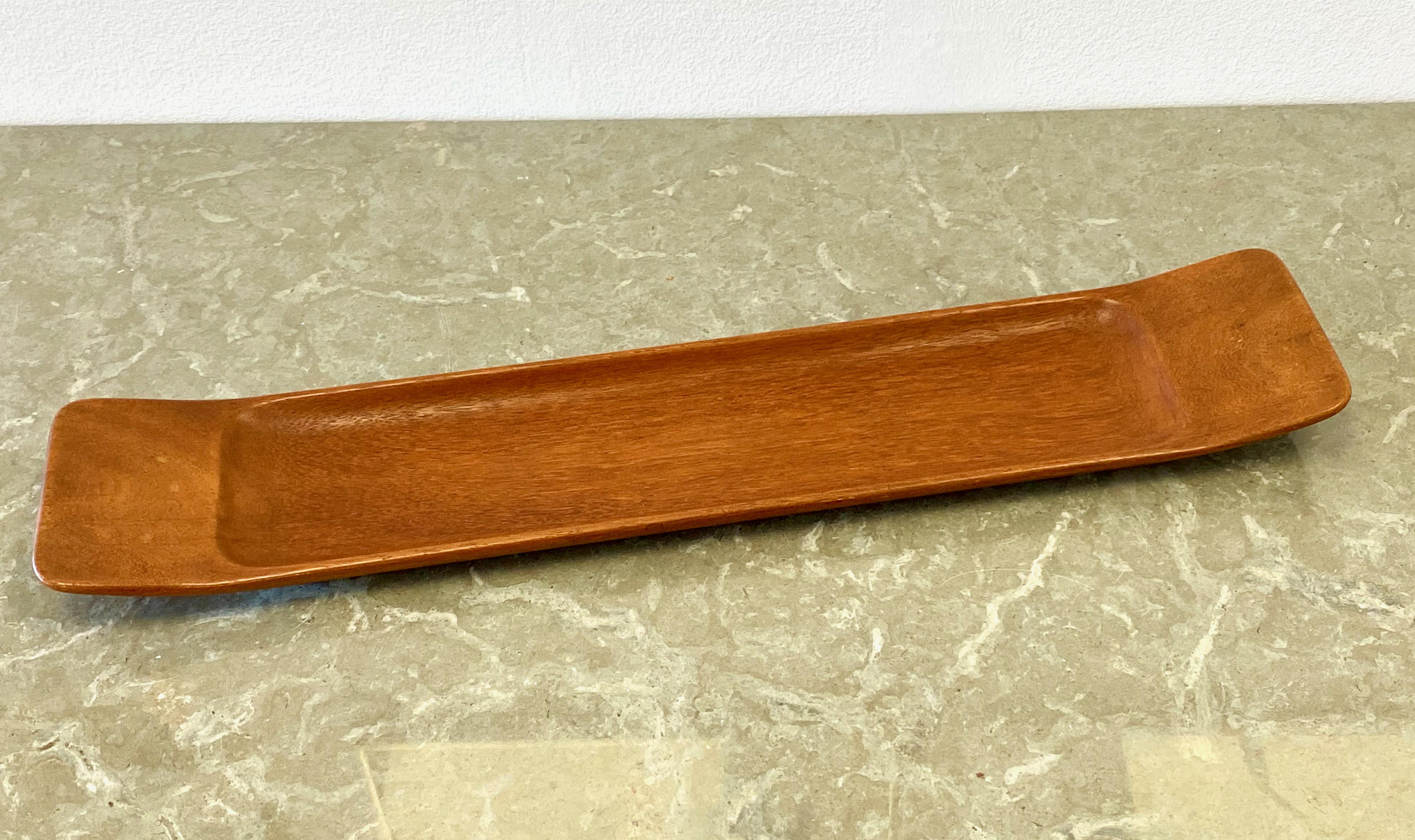 Mid-20th Century Johnny Mattsson, set of 2 teaktrays from his own workshop For Sale
