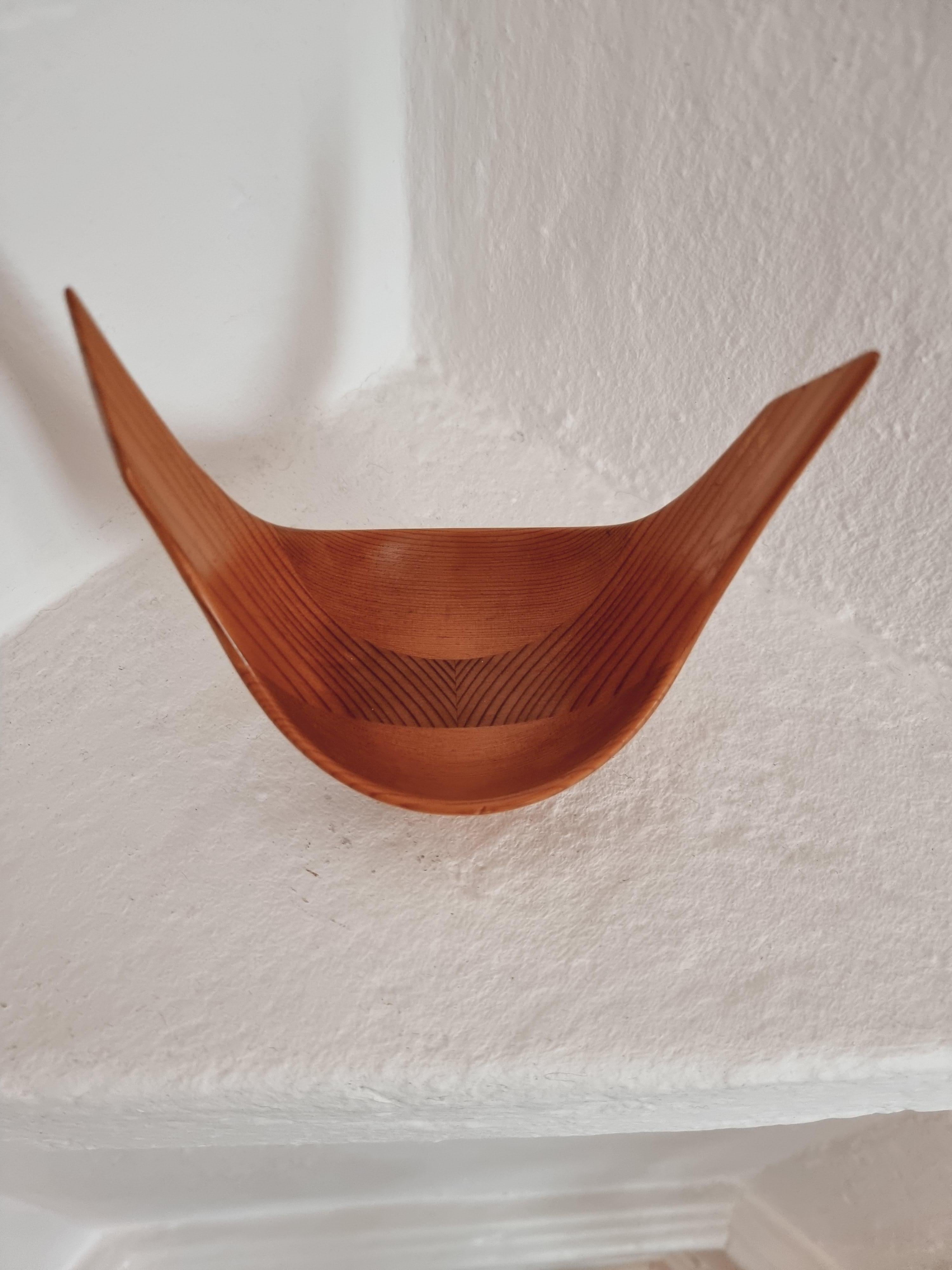 Johnny Mattsson, Wooden Sculpture / Bowl, Scandinavian Modern 6