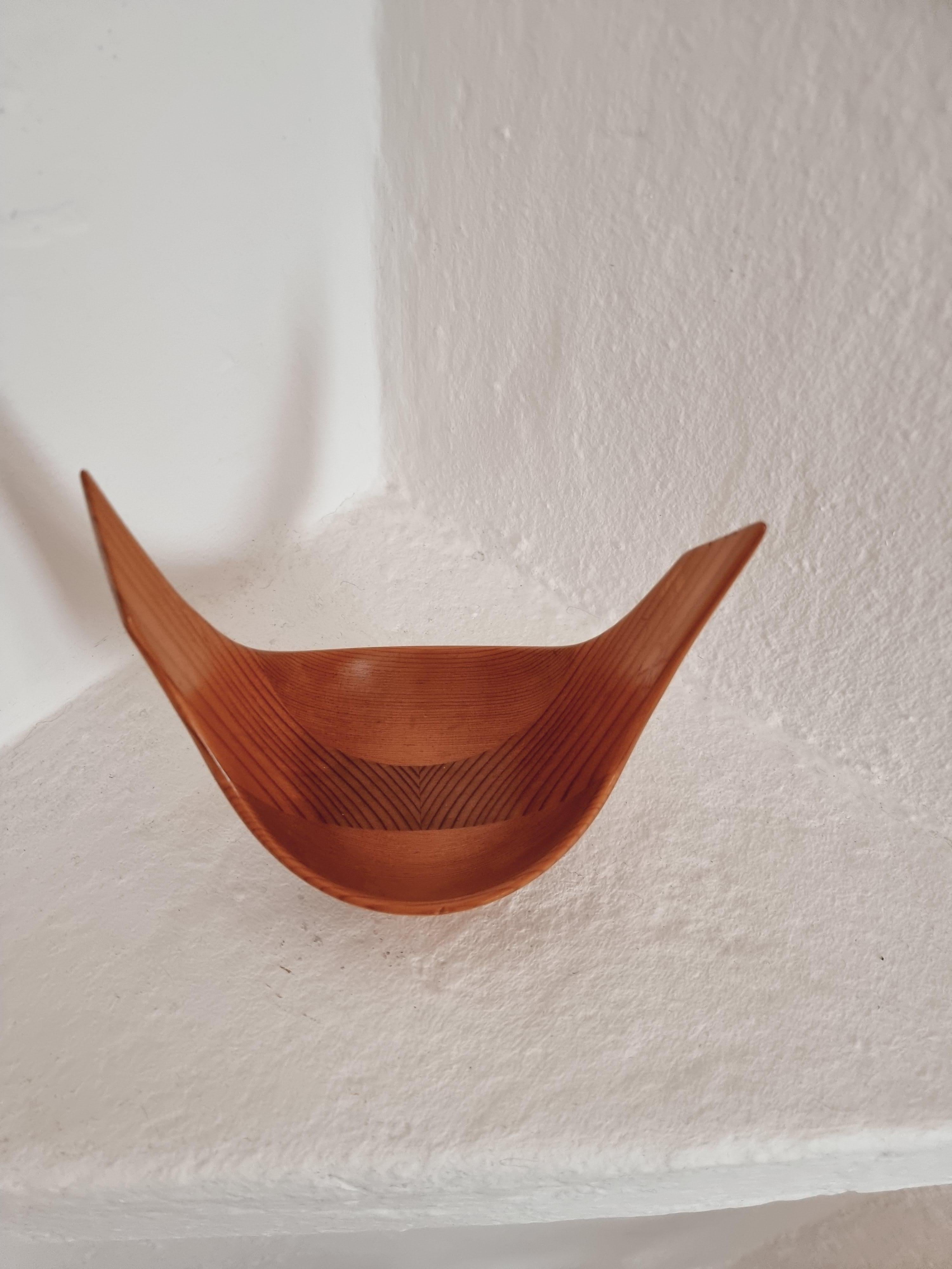 Johnny Mattsson, Wooden Sculpture / Bowl, Scandinavian Modern 7