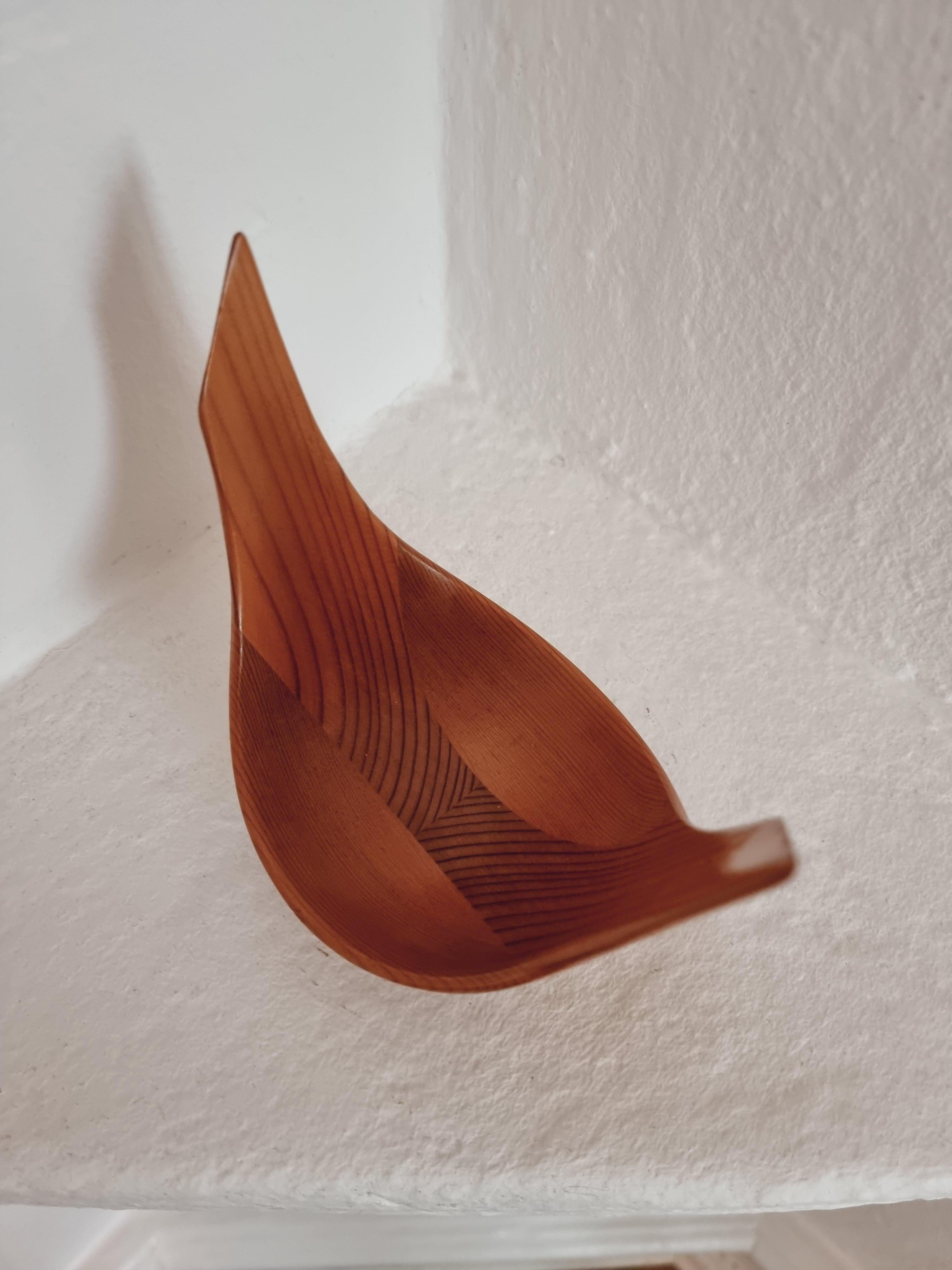 Johnny Mattsson, Wooden Sculpture / Bowl, Scandinavian Modern 10