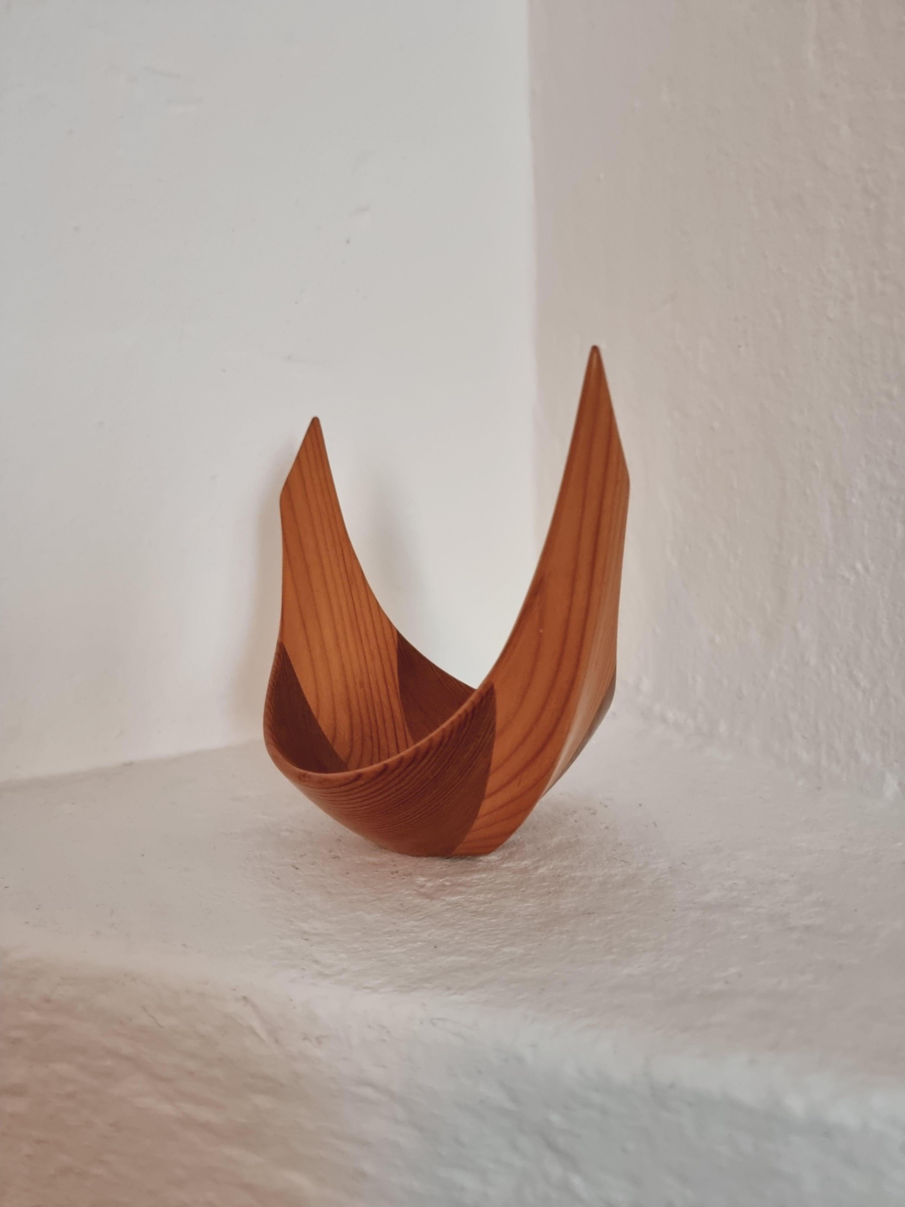 Johnny Mattsson, Wooden Sculpture / Bowl, Scandinavian Modern 2