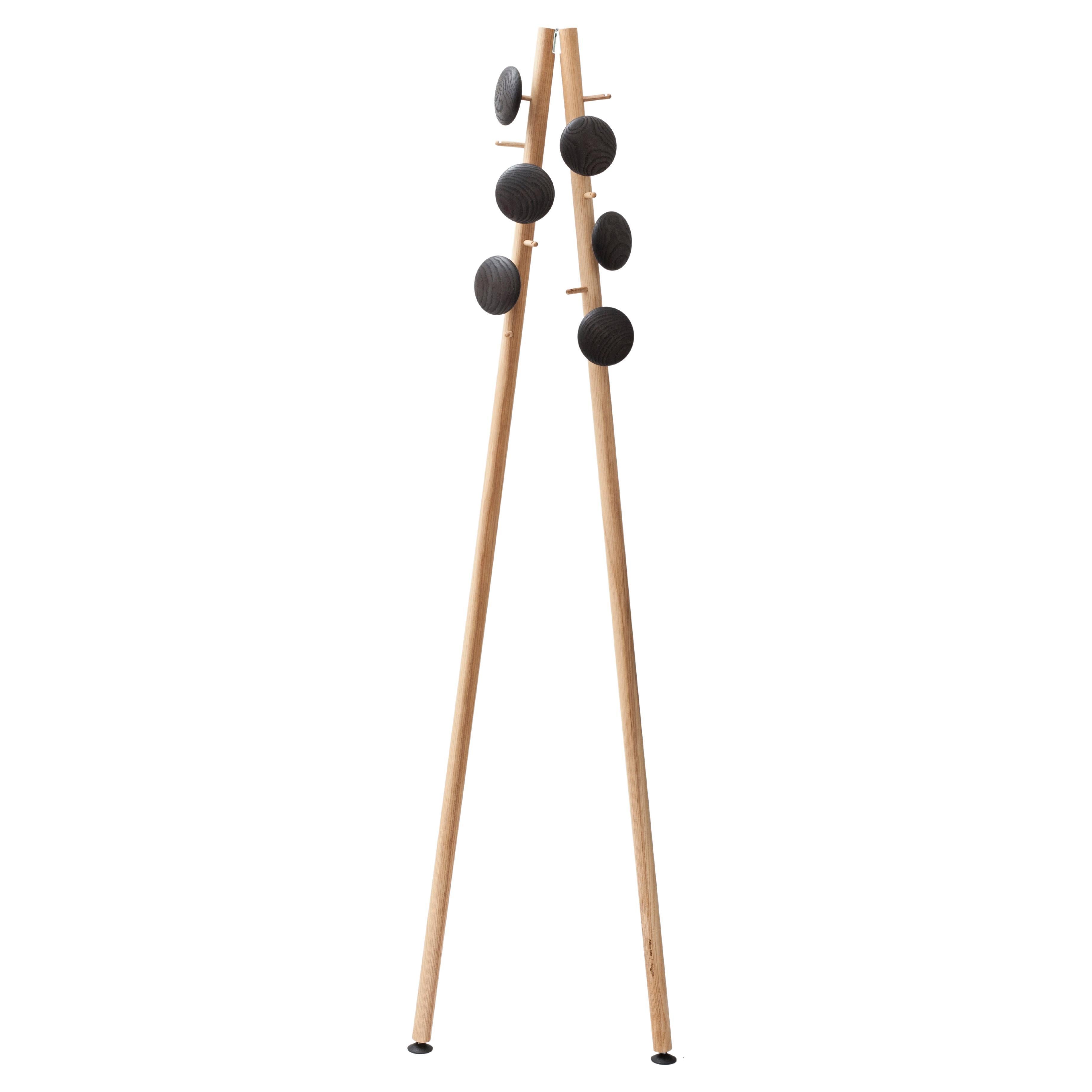 Johnny Stecchino Coat rack Black by Adentro For Sale