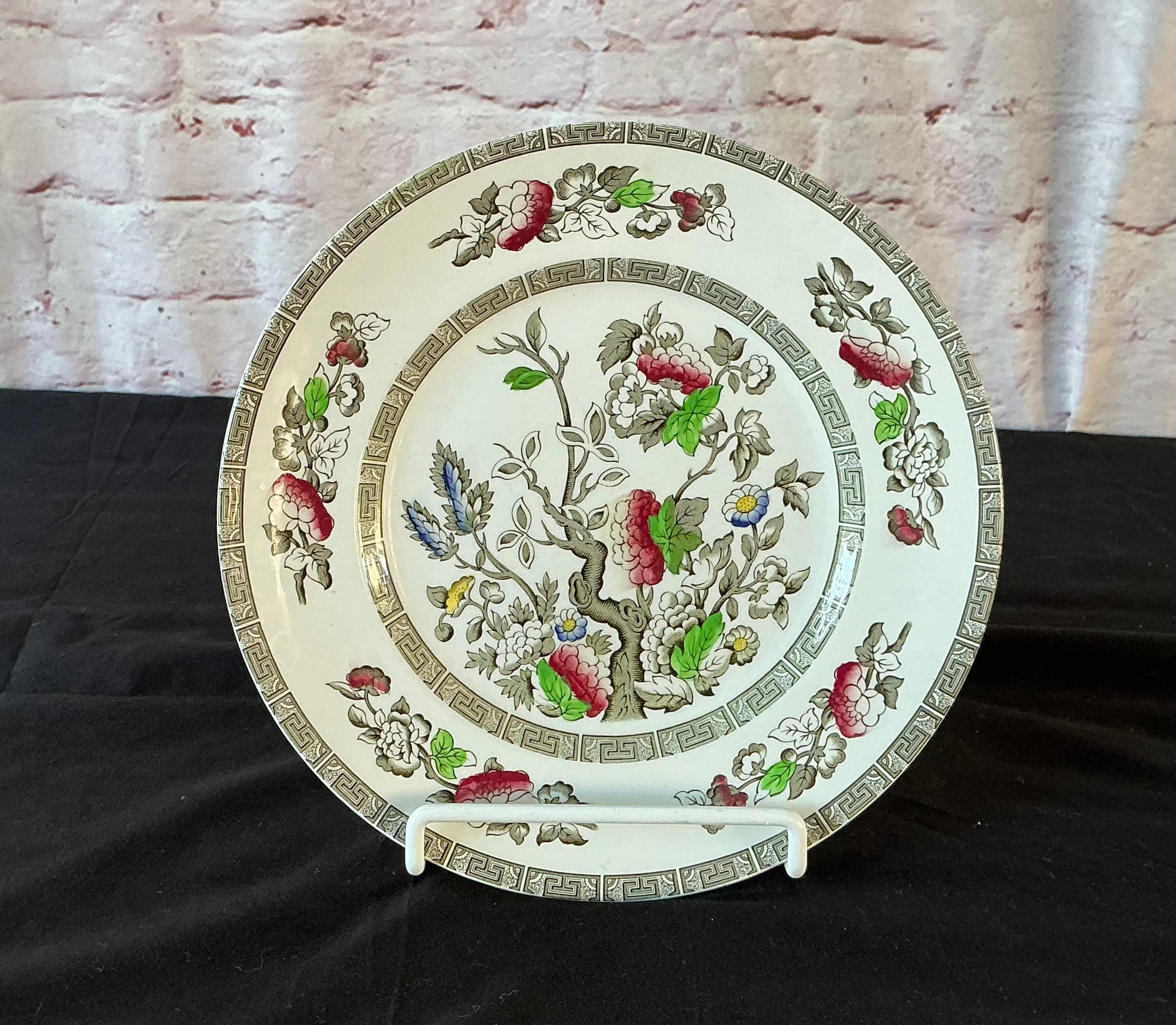 Poterie Chine en forme d'arbre indien de Johnson Brothers, ensemble de 49 pièces en vente
