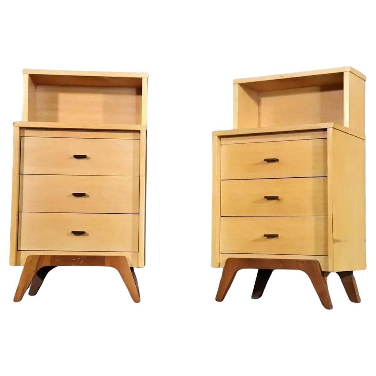 Johnson Carper 'Fashion Trend' Bedside Tables For Sale