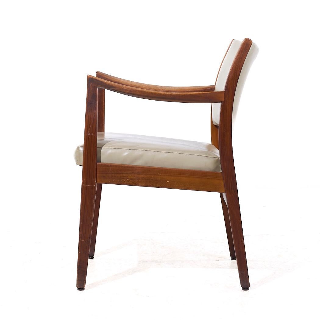Johnson Chair Co Mid Century Walnut Arm Chair For Sale 1