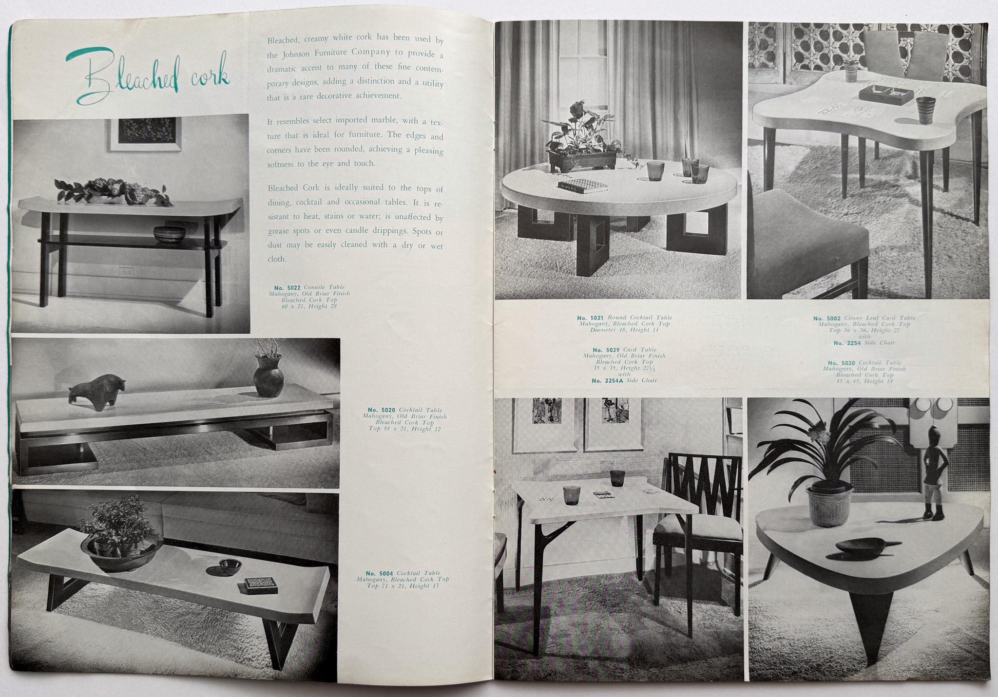 Johnson: Contemporary Designs de Paul T. Frankl Moderno de mediados de siglo en venta