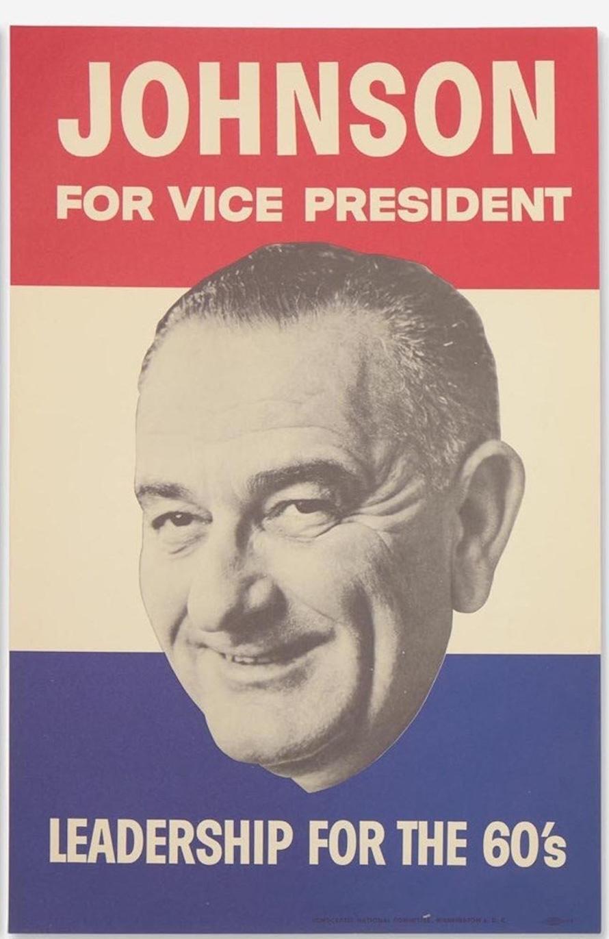 Mid-Century Modern « Johnson pour le vice-président. Leadership pour les années 60