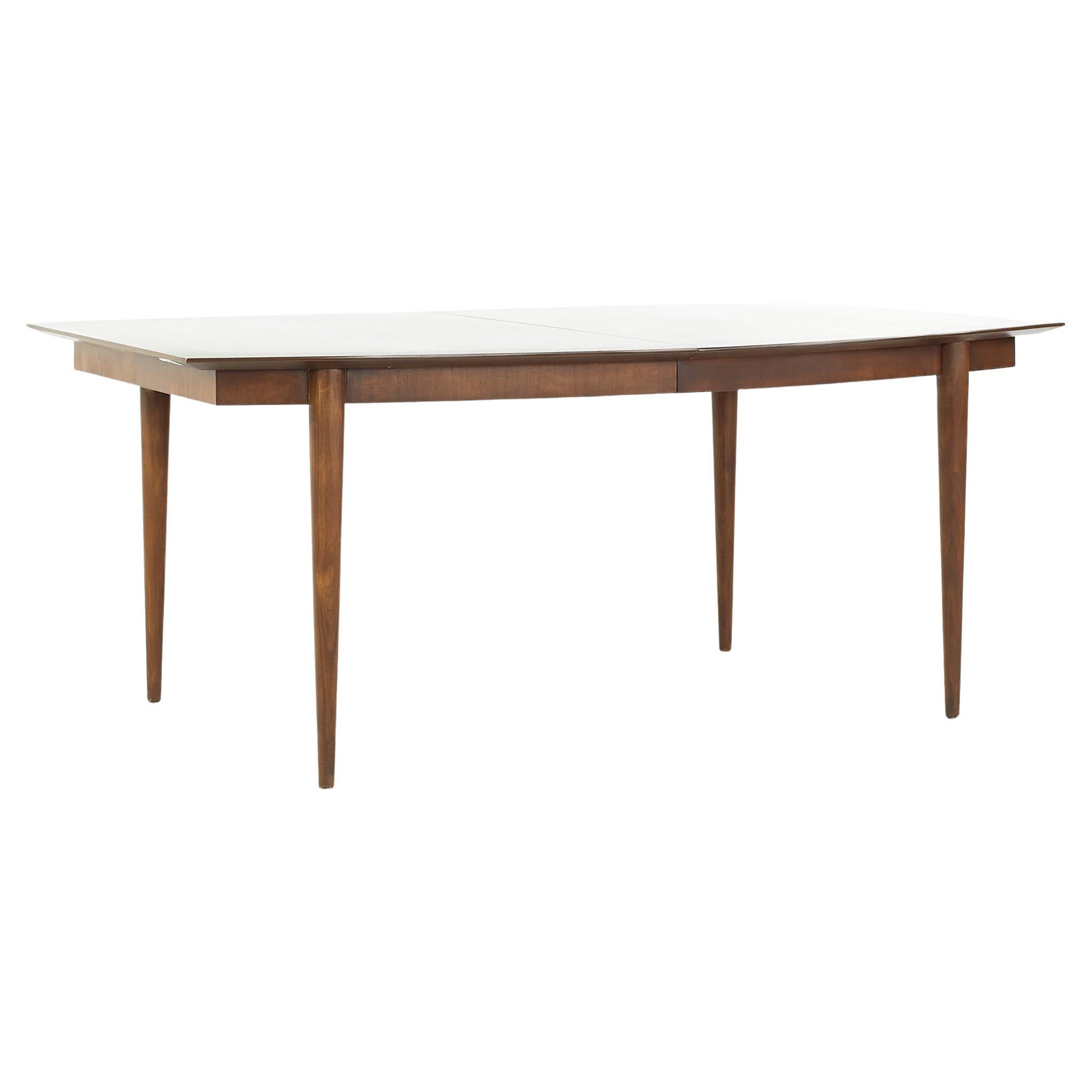 Bert England Expanding Dining Table with Brass Accents for Johnson