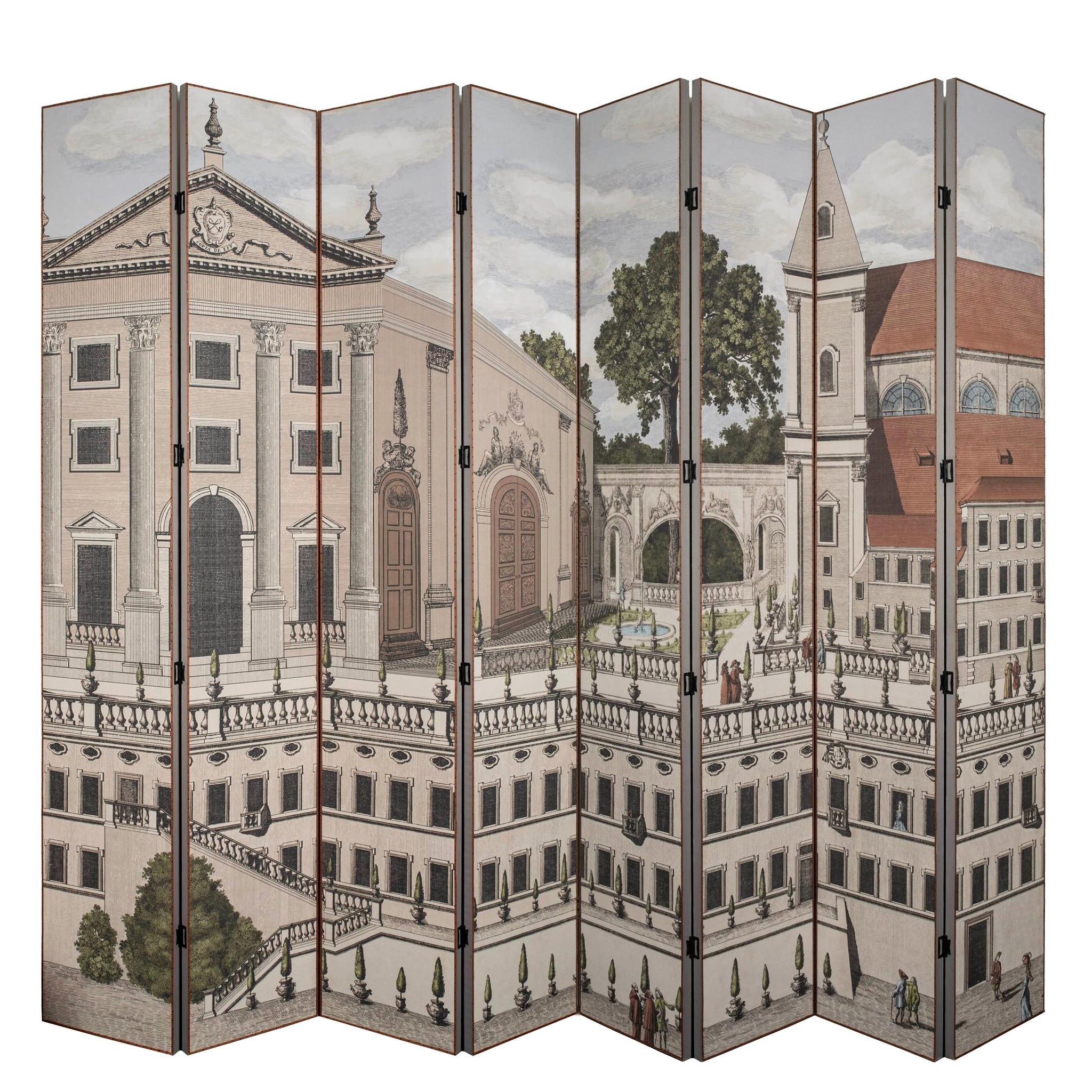 Paravento pieghevole Johnson Hartig Piazza Firenze Document Grisalle