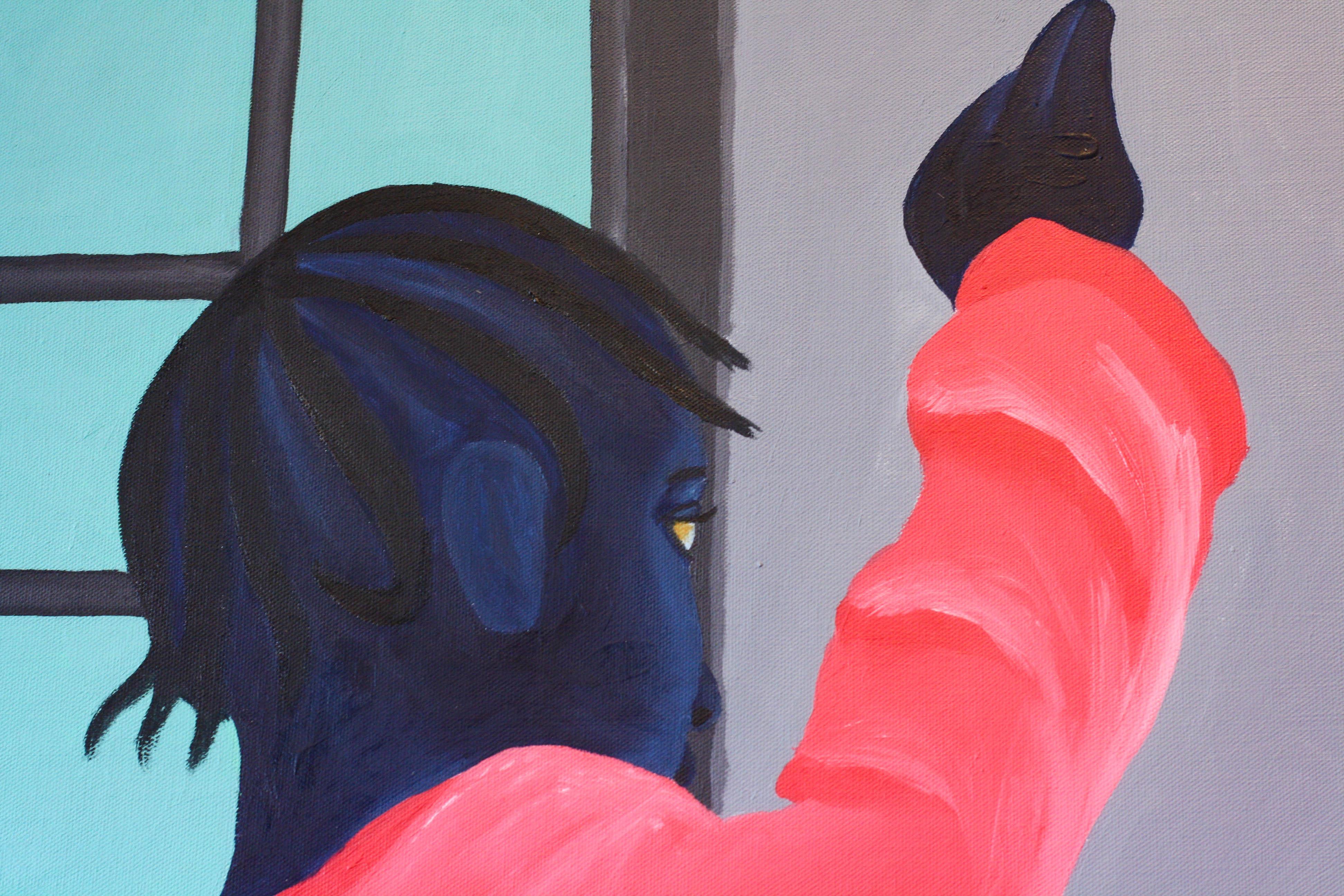 1999 - Contemporary Painting by Johnson Ocheja