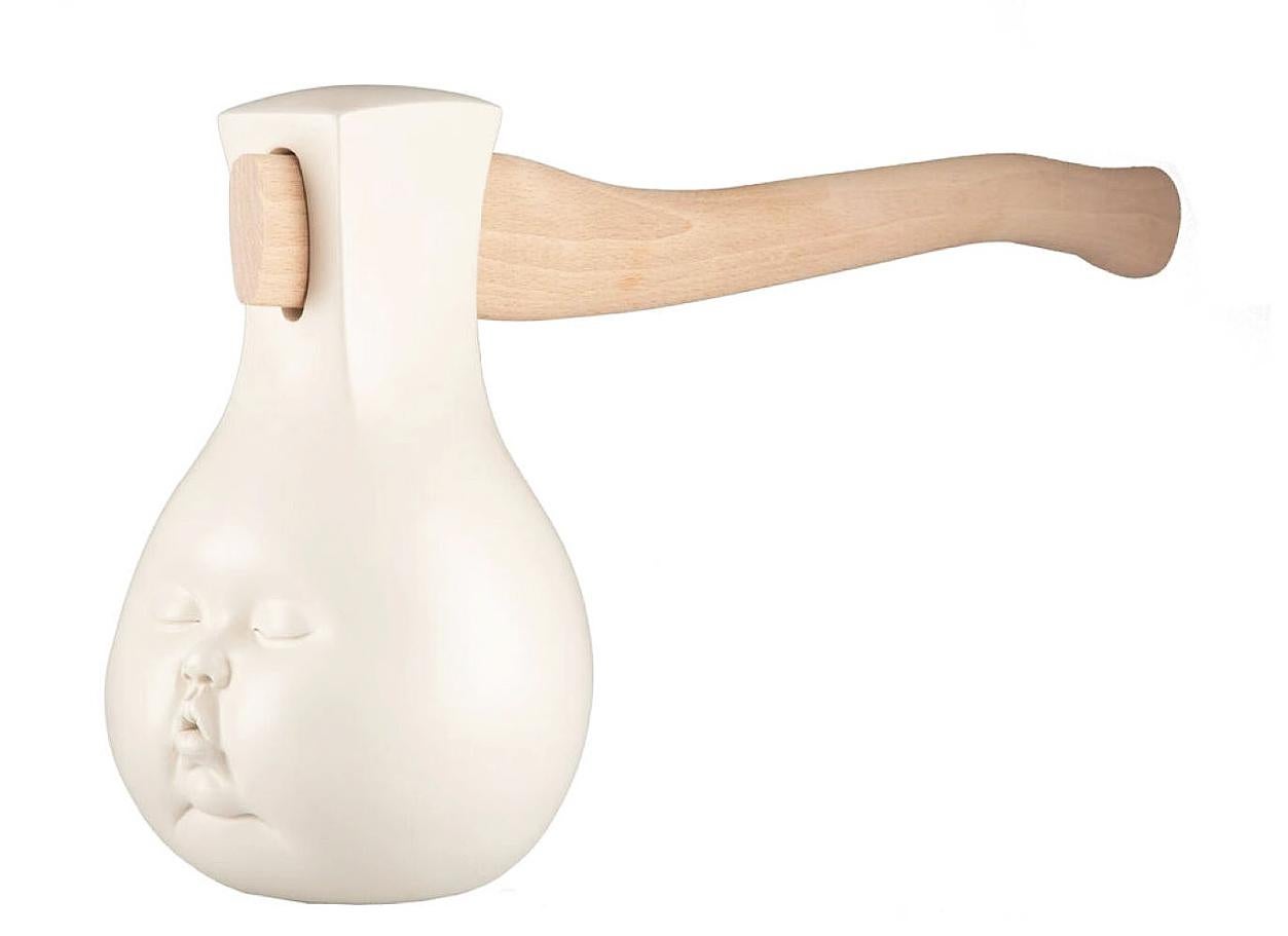 Fight For A Dream (rare resin and wood sculpture)