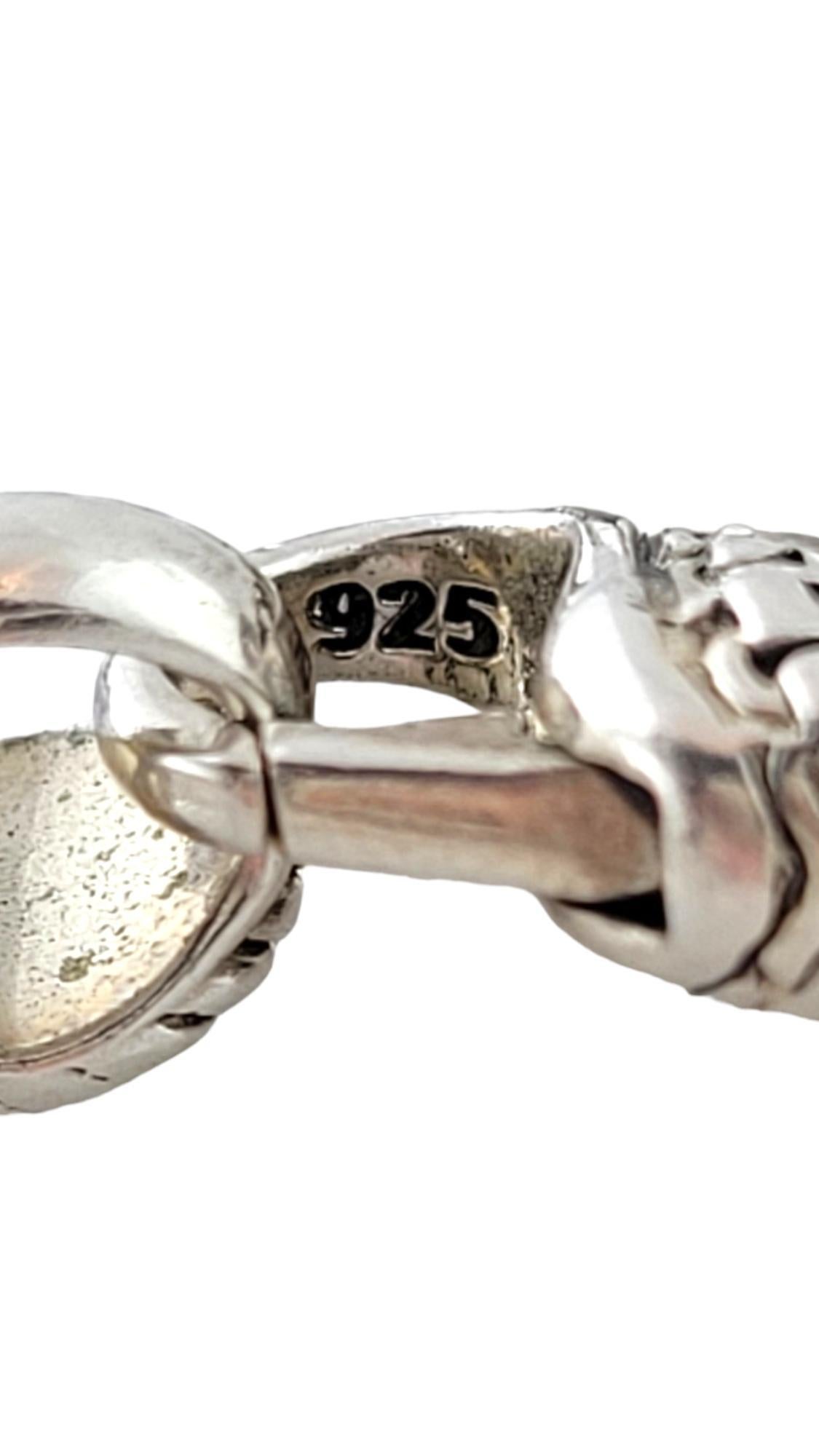 Johny Hardy JAi Sterling Silver Amethyst Checkerboard Bracelet #17473 1