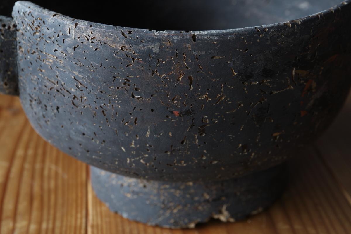 Johoji Lacquerware Katakuchi Choshi/Japanese Antique/Wabi-Sabi/1336-1573CE For Sale 15