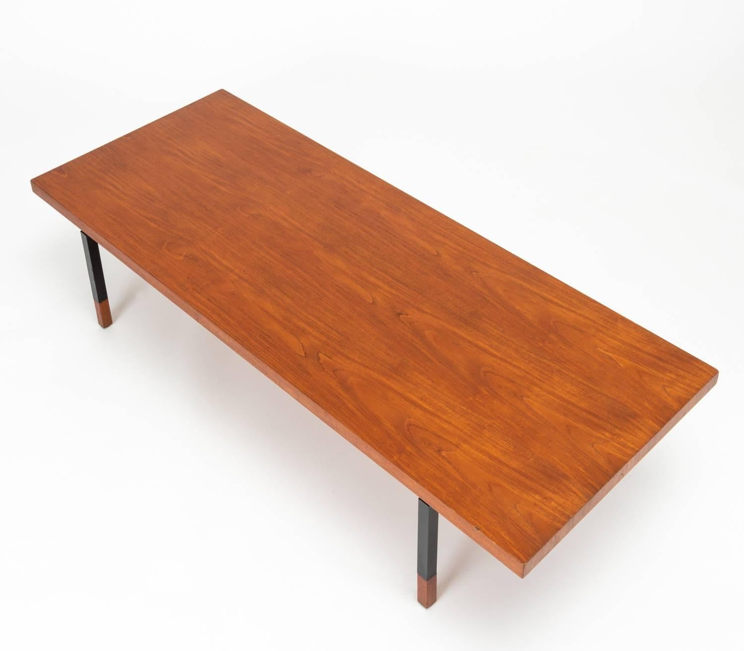 Scandinavian Modern Johs Aasbjerg Model 120 Teak Coffee Table or Bench