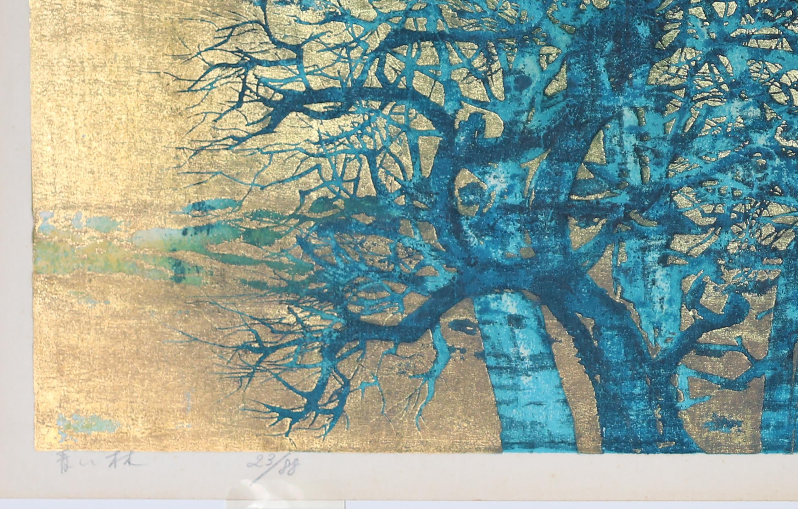 Blue Forest - Naturalistic Print by Joichi Hoshi