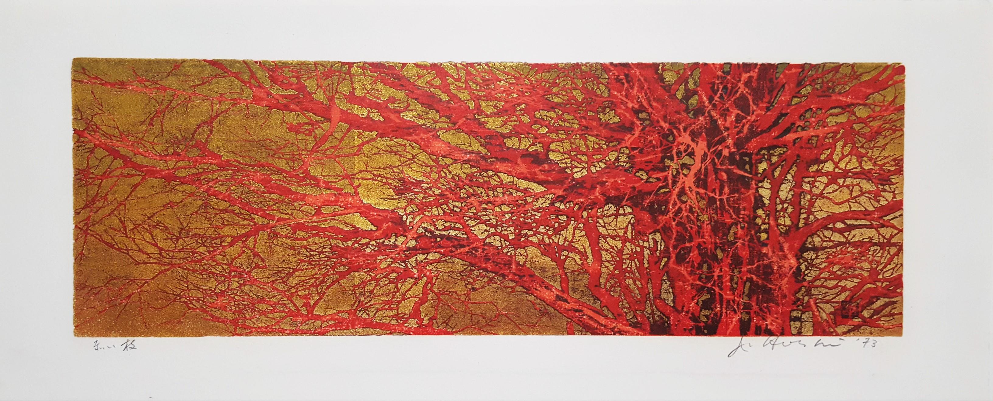 Red Branches (Akai eda) - Print by Joichi Hoshi