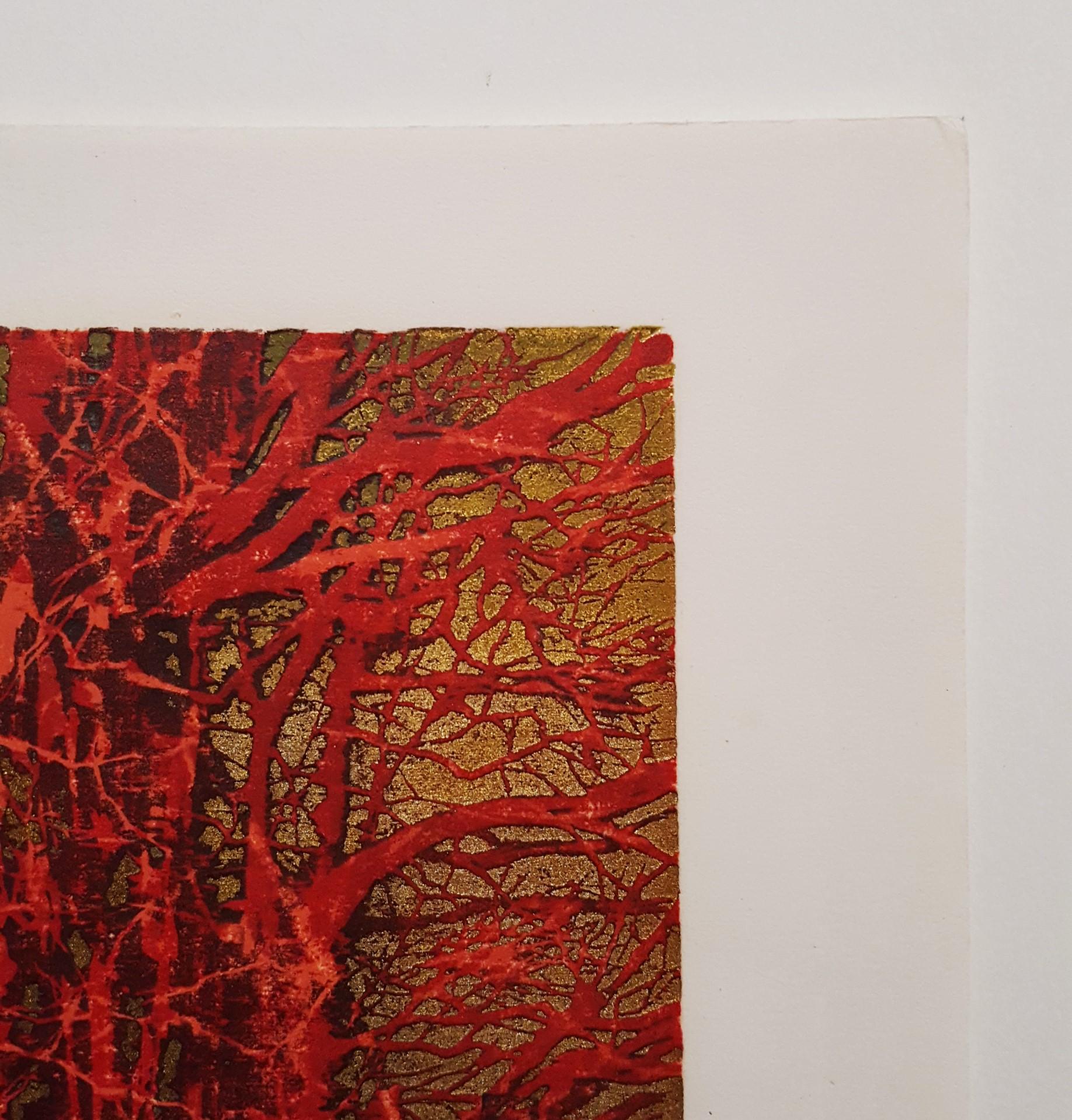 Red Branches (Akai eda) - Contemporary Print by Joichi Hoshi