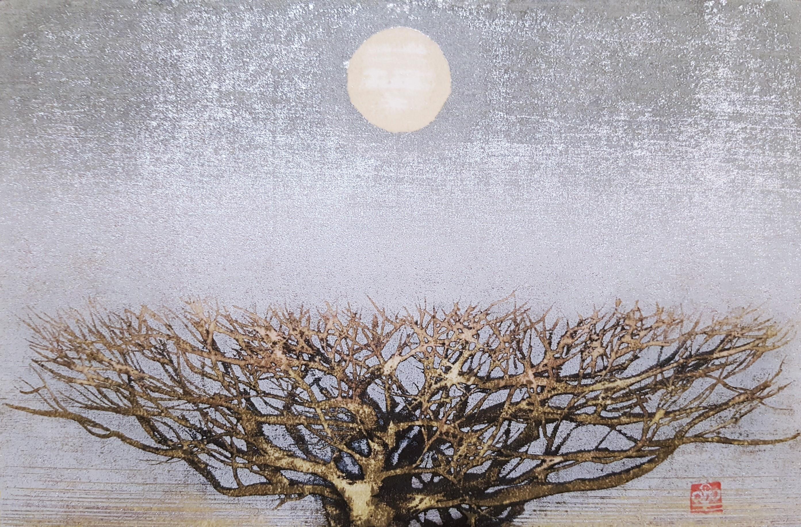 Joichi Hoshi Landscape Print - Spring Moon (Haru no tsuki)