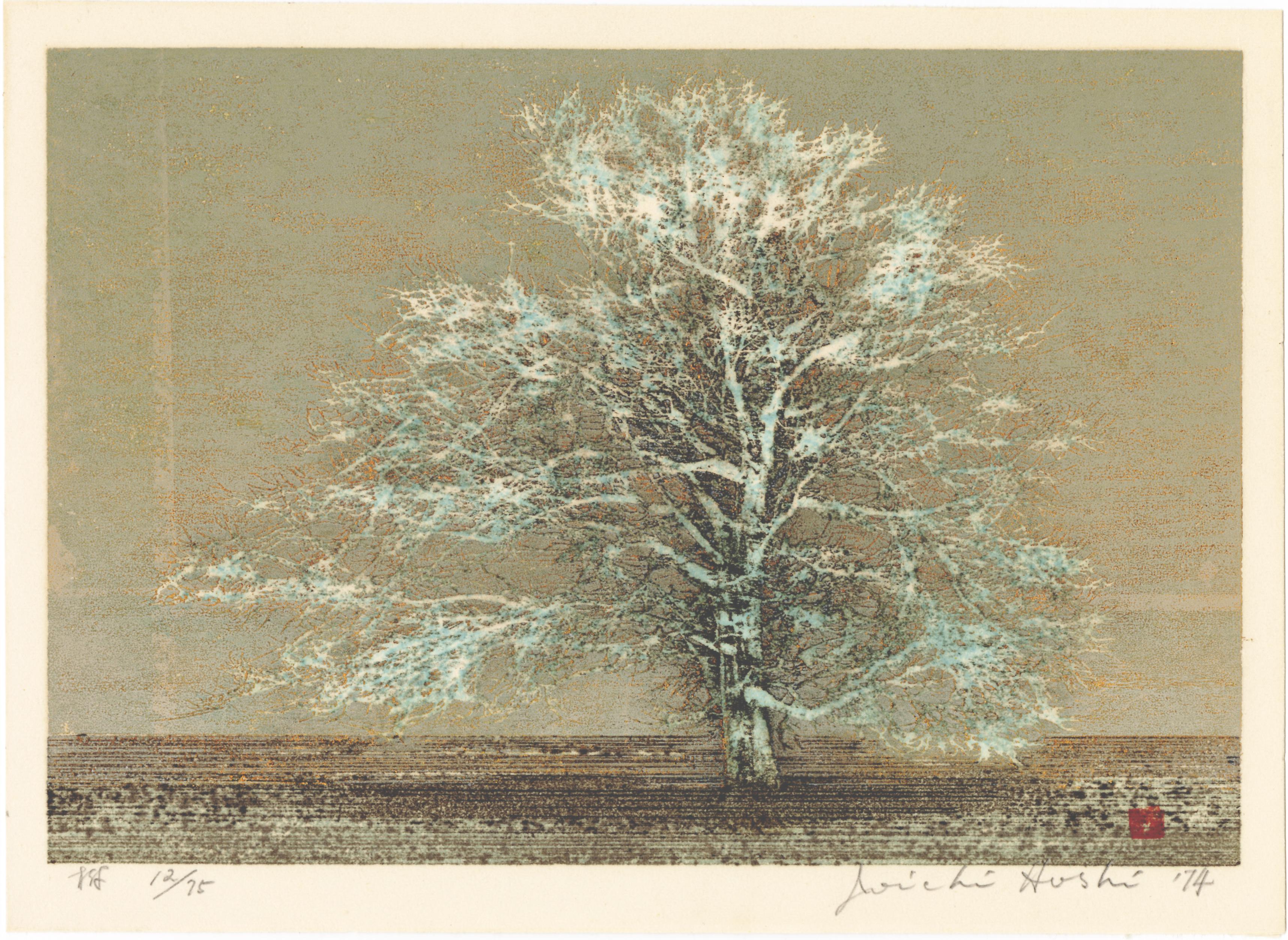 Joichi Hoshi Landscape Print - Tree