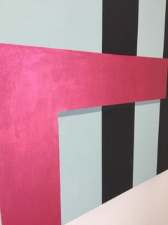 Painting "Joining" 2015 Acrylic on Canvas by Cecilia Setterdahl Modern Geometric