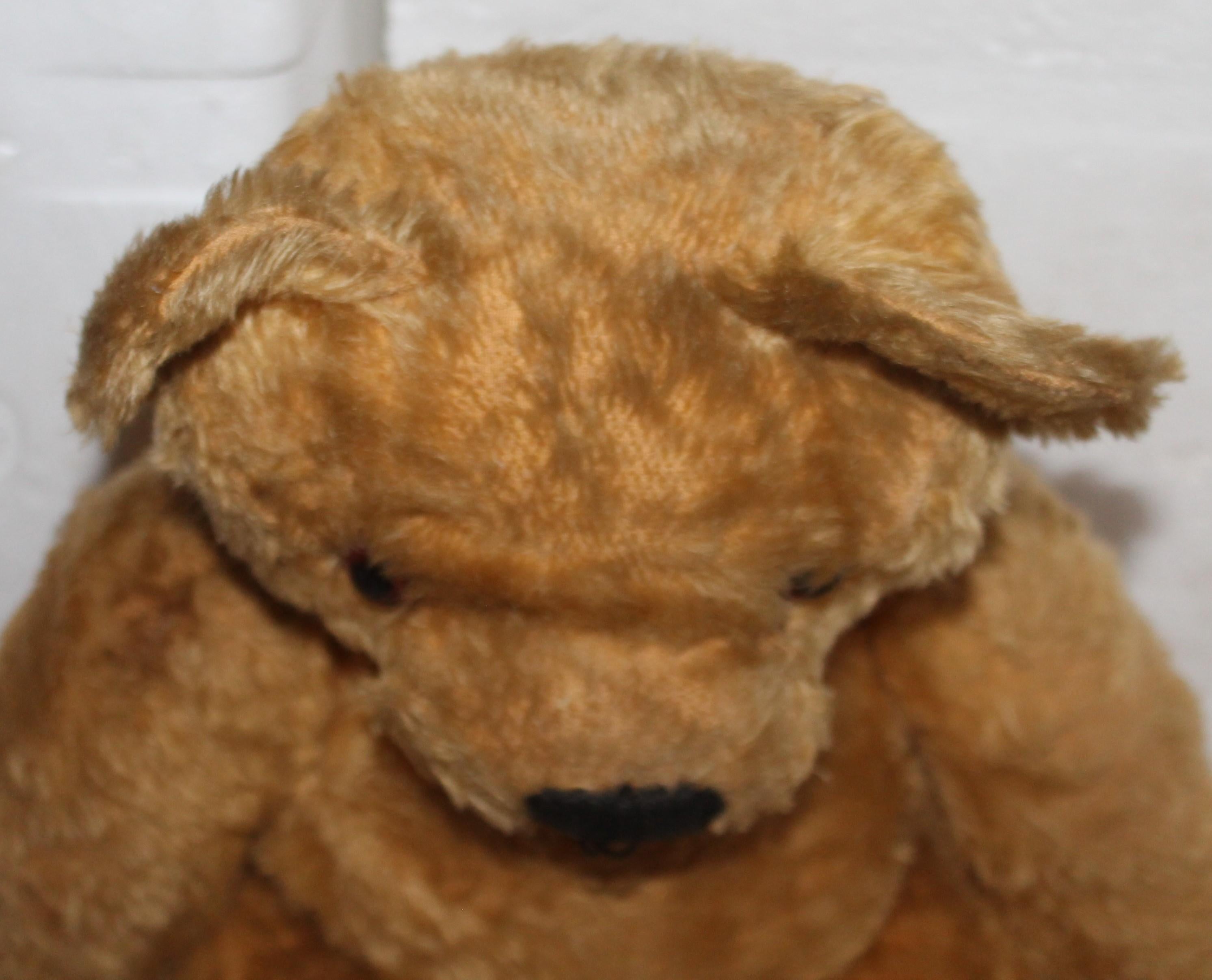 American Jointed 20th Century Hump Back Mohair Bear