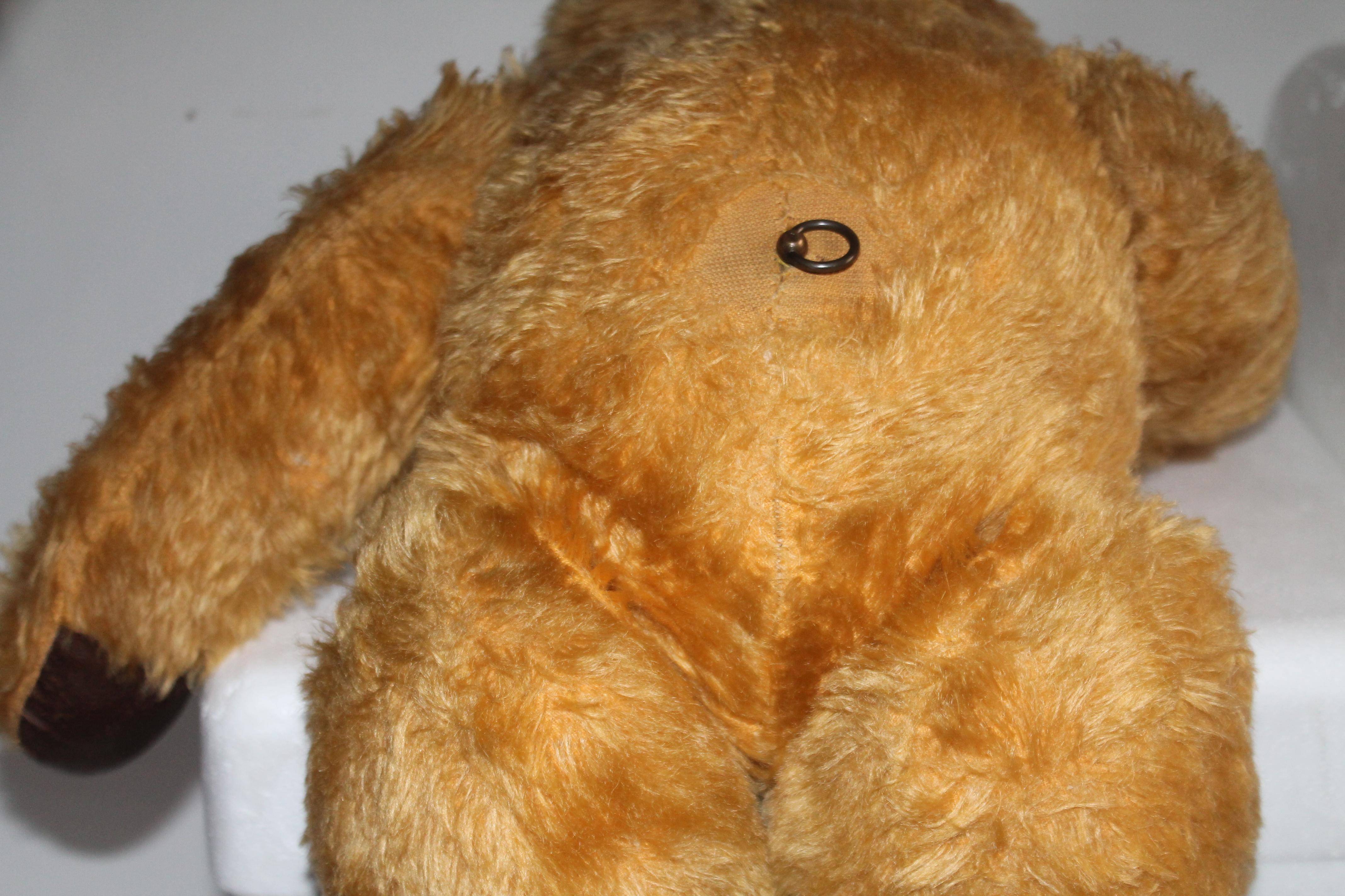 Jointed 20th Century Hump Back Mohair Bear 1