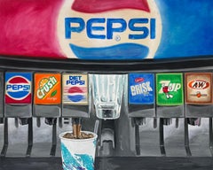 Jojo Anavim - Dream Machine (Fountain Pepsi), Painting 2021