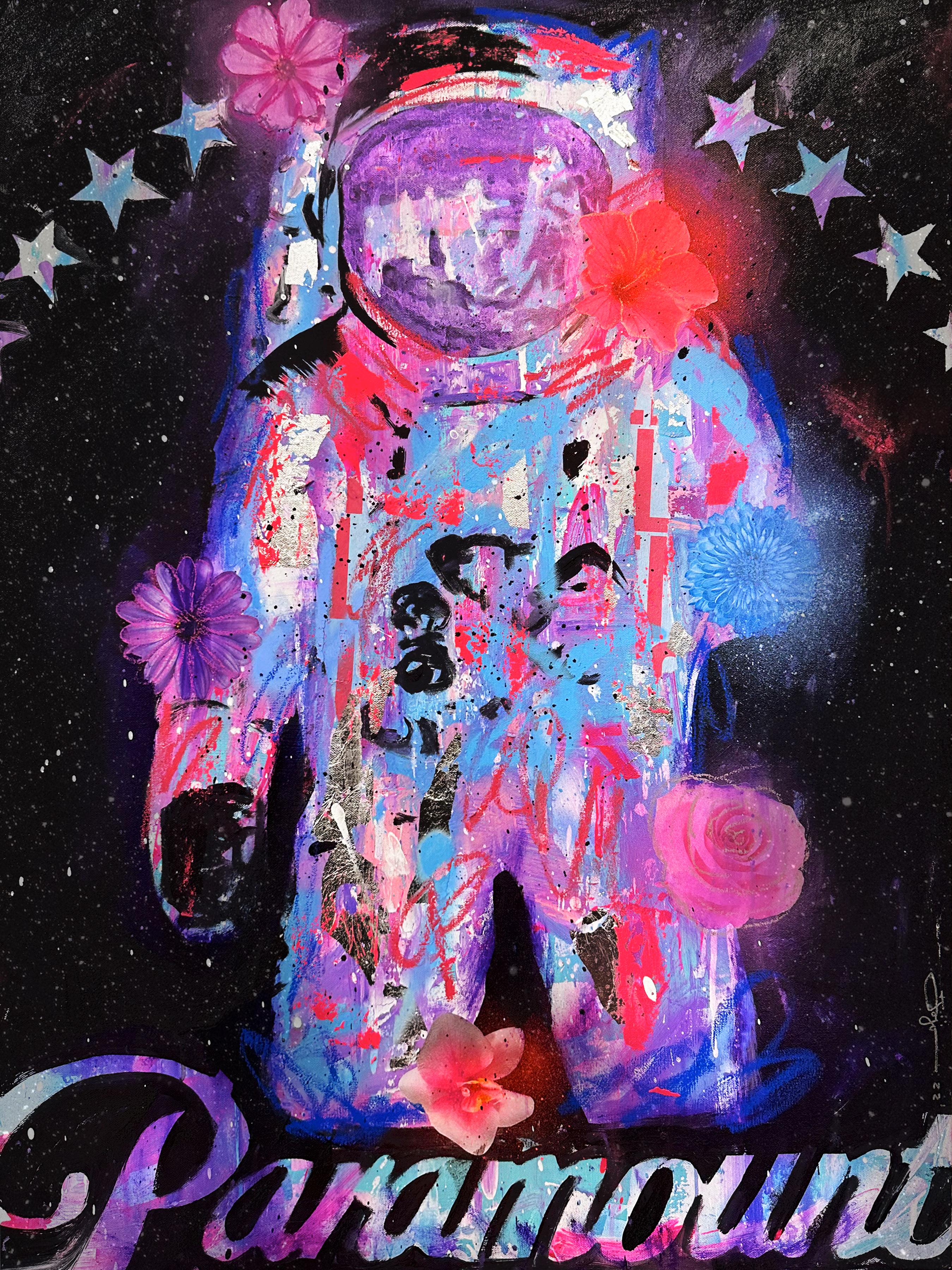 Jojo Anavim Figurative Painting - Moonman