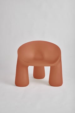 Jojo Chair in Terracotta Colored Resin by Joyful Objects Yes!