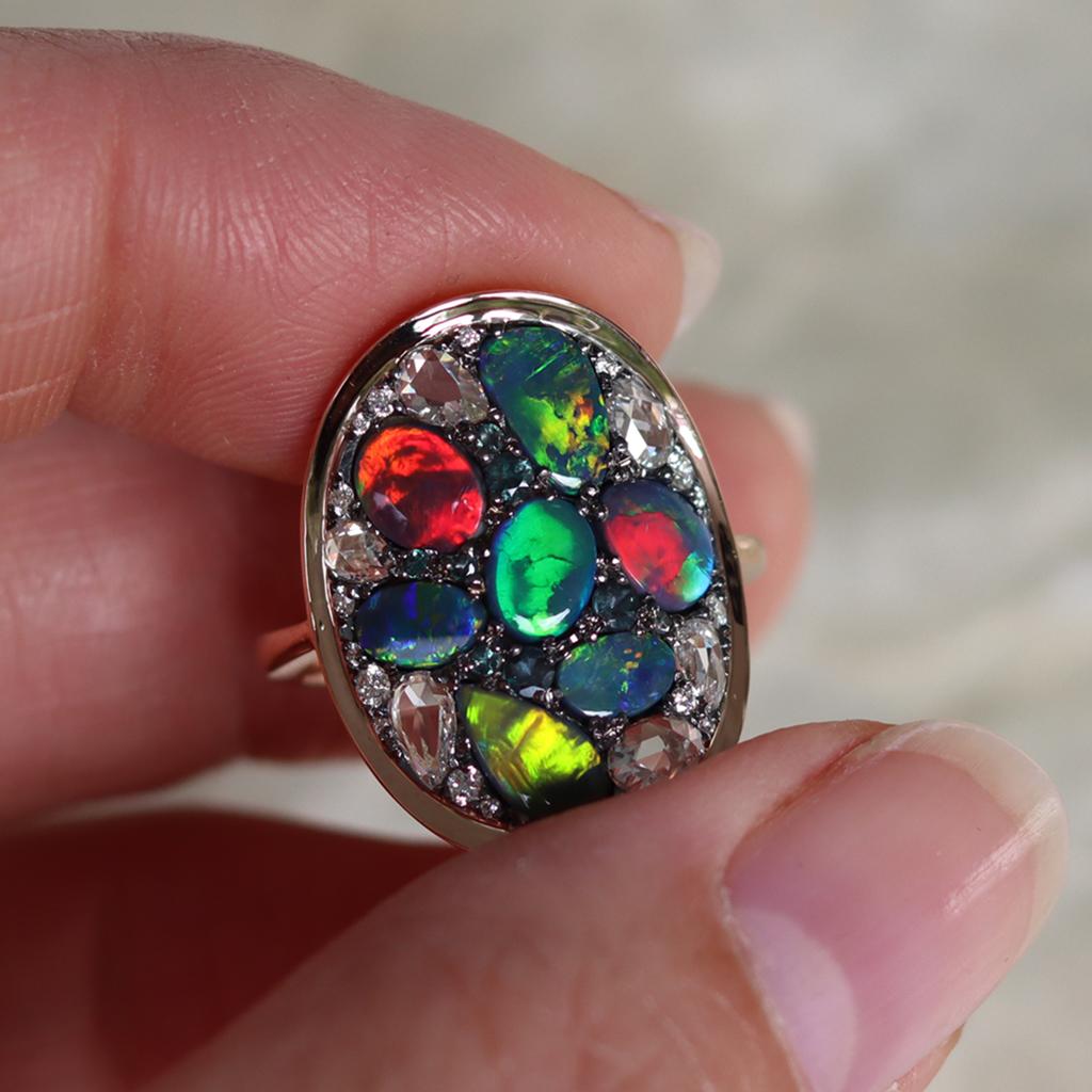 opal alexandrite ring