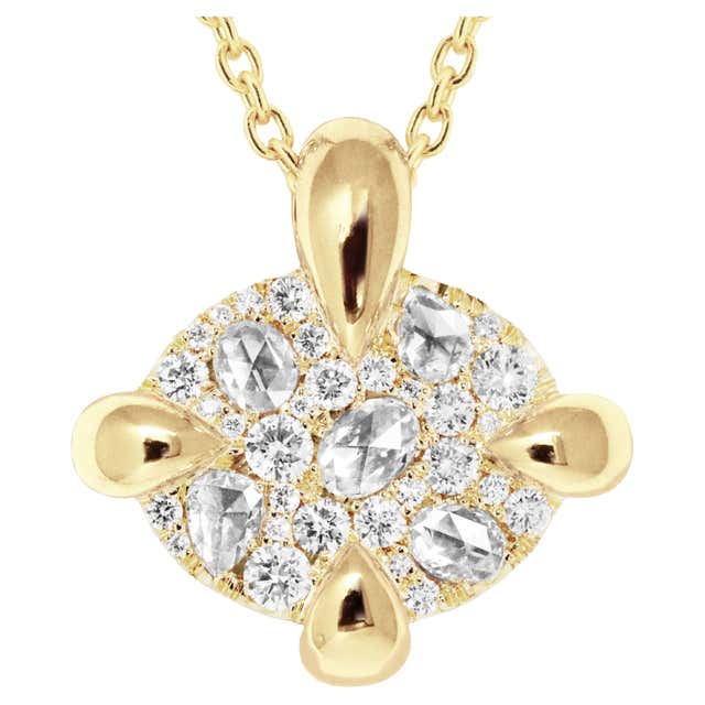 Joke Quick 3 Carat White Brilliant- and Rose-Cut Diamond White Gold ...