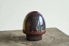 Joke Stroes Luster Glazed Studio Pottery Object for Mobach The Netherlands 1980s