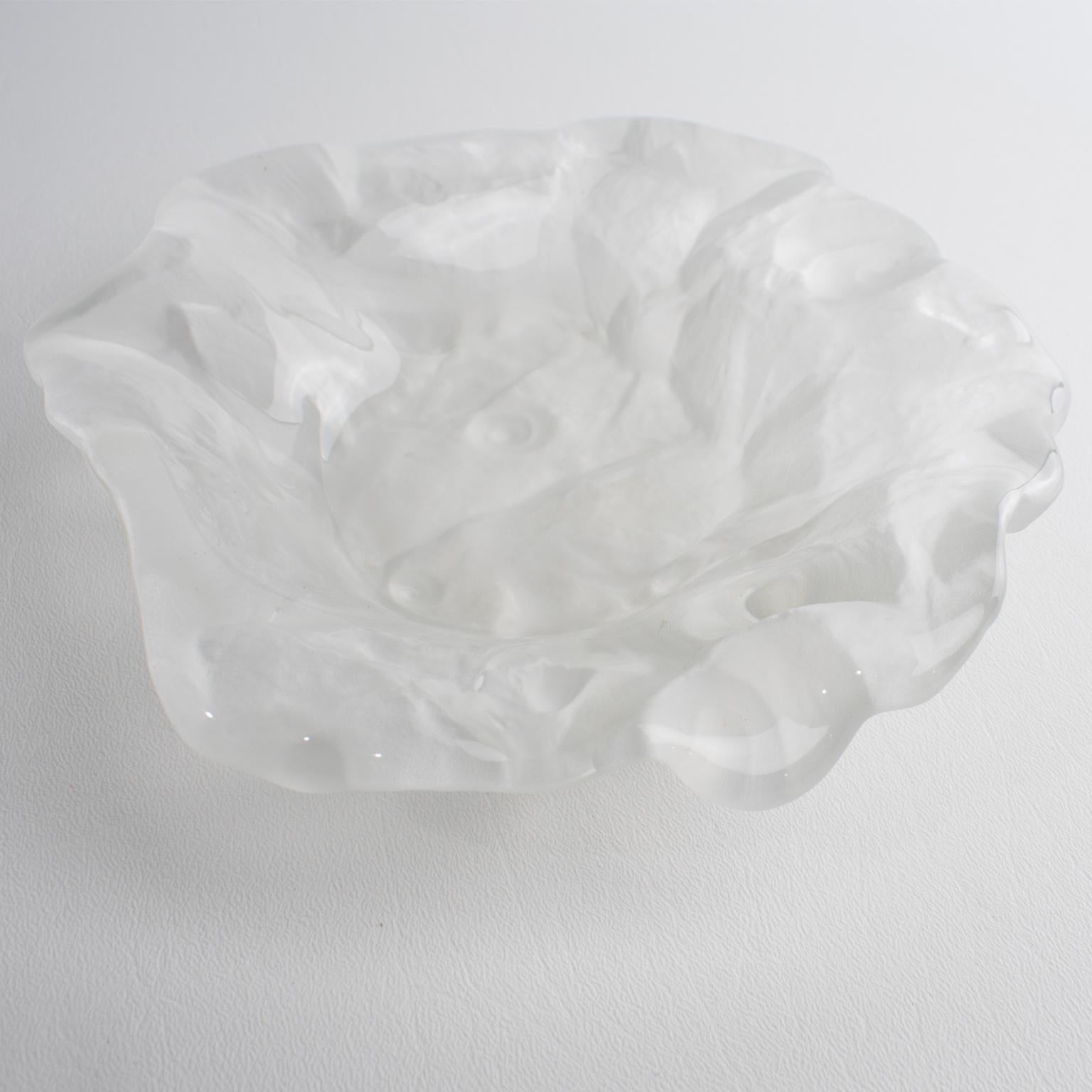 Jolanda Prinsen for Whalter Glas Crystal Cigar Ashtray Bowl Vide-Poche Dish For Sale 5