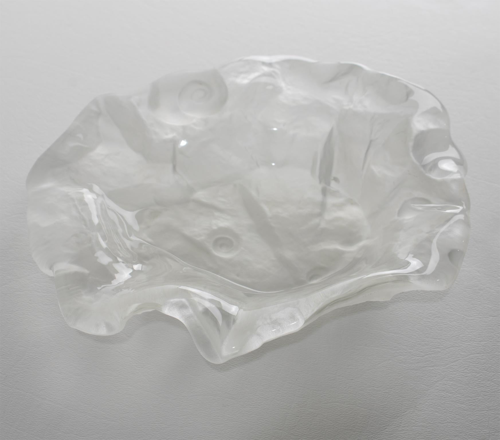 Jolanda Prinsen for Whalter Glas Crystal Cigar Ashtray Bowl Vide-Poche Dish For Sale 1