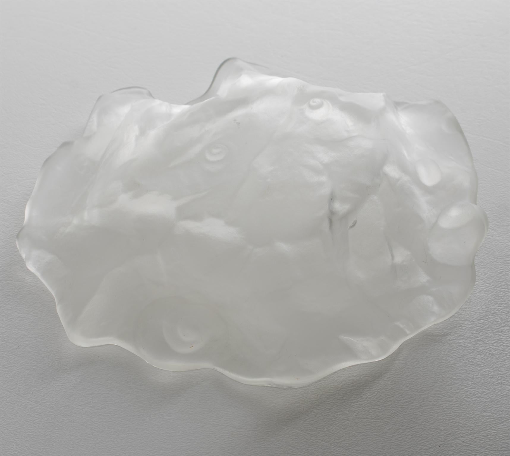 Jolanda Prinsen for Whalter Glas Crystal Cigar Ashtray Bowl Vide-Poche Dish For Sale 2