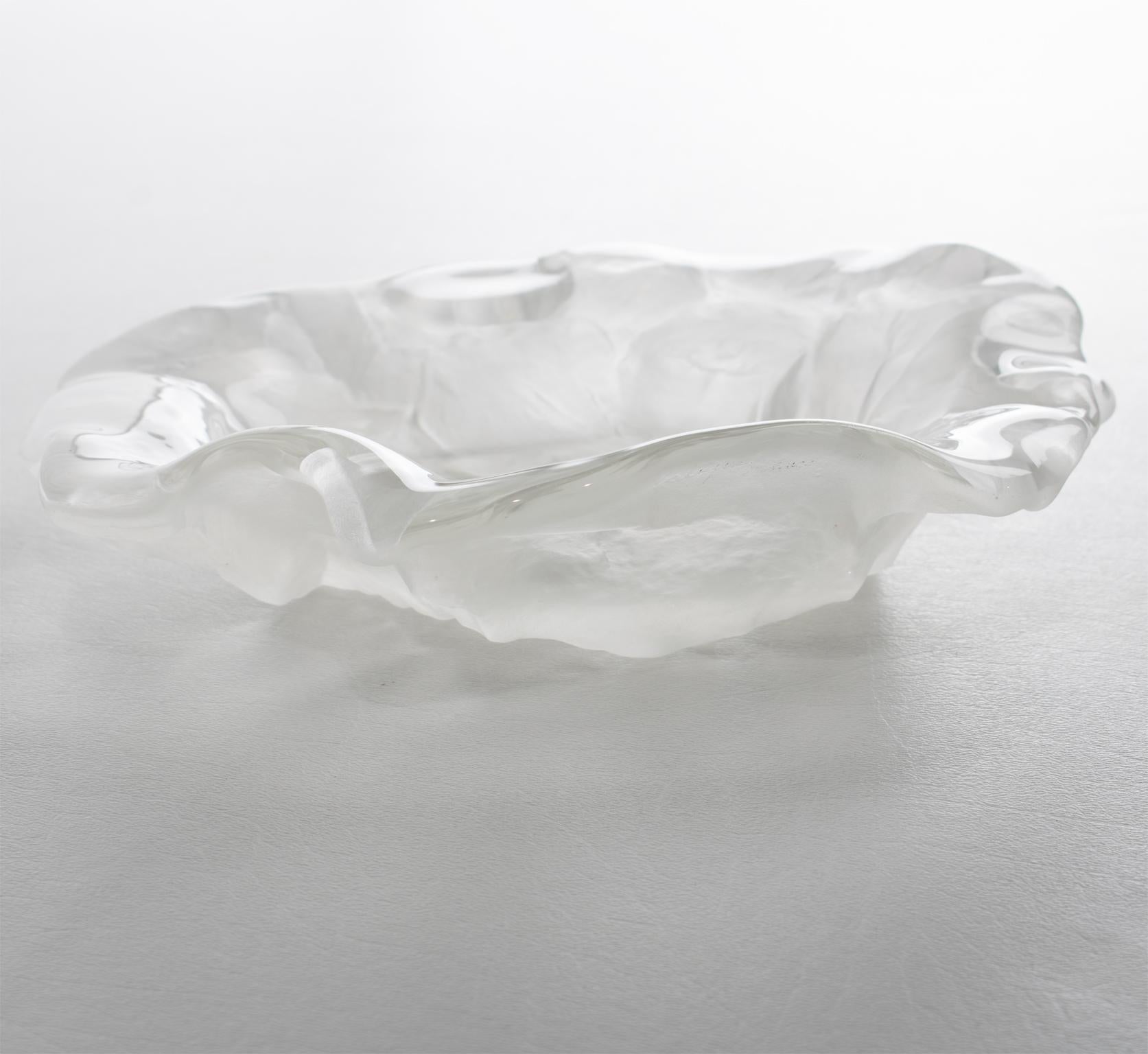 Jolanda Prinsen for Whalter Glas Crystal Cigar Ashtray Bowl Vide-Poche Dish For Sale 3