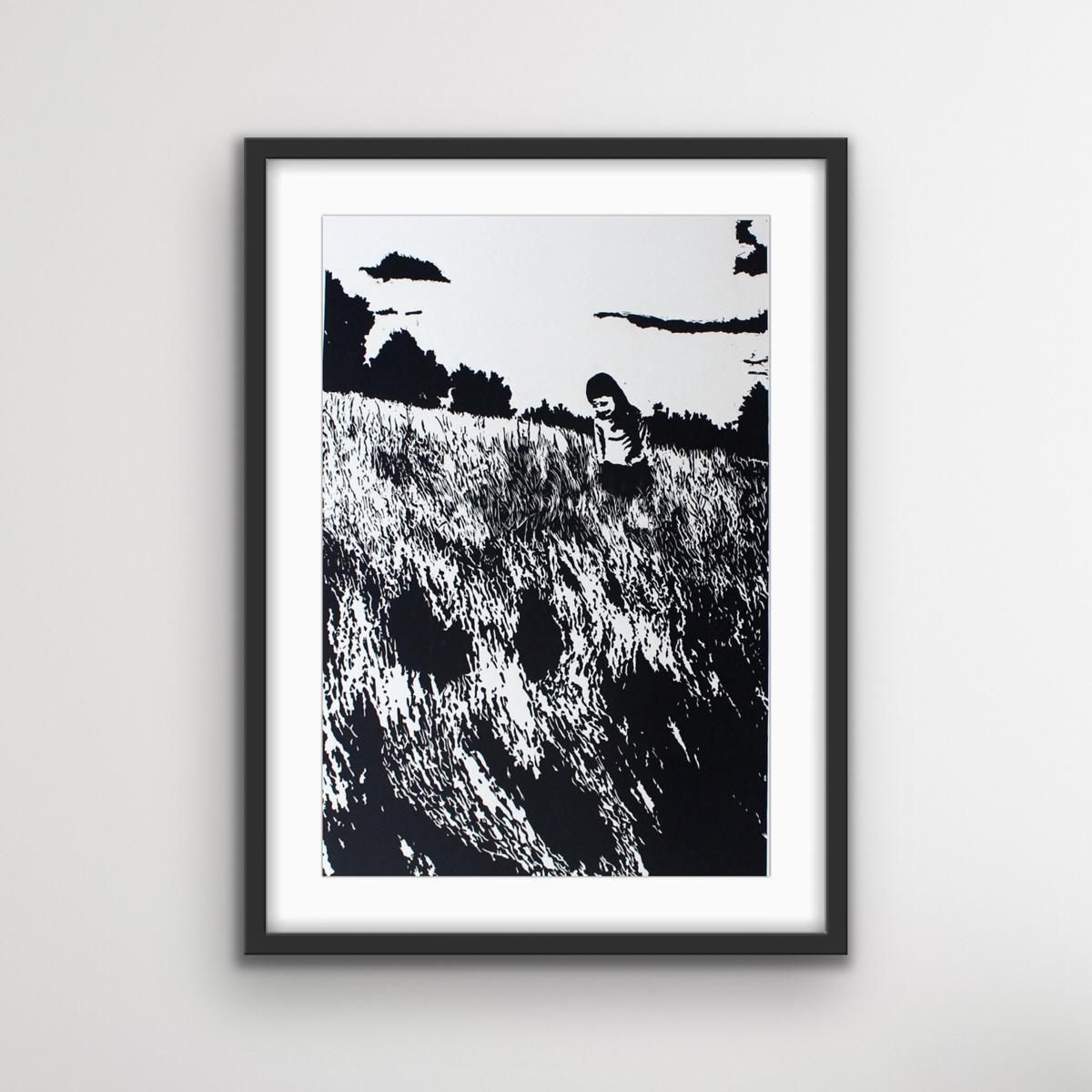 Contemporary minimalistic black & white linocut print on paper by Polish artist Jolanta Babicz. Edition is limited to 20 copies. 

Artwork is not framed. Photos with frame are only visualizations.

JOLANTA BABICZ (born in 1967)
In 2009 she graduated