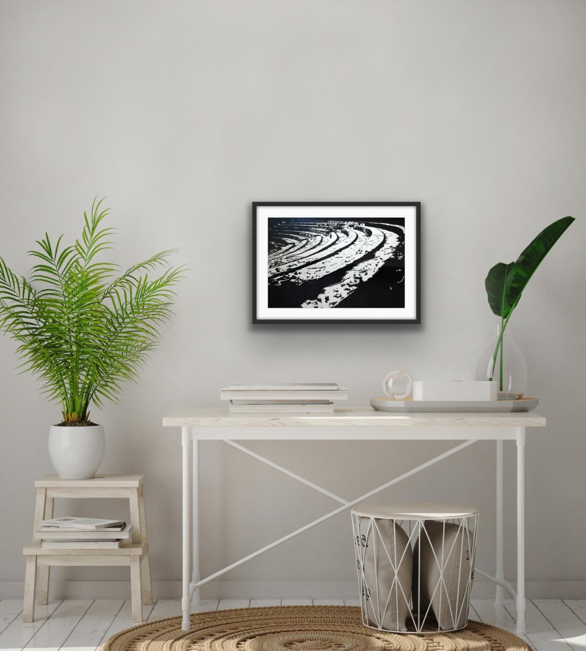 Contemporary minimalistic black & white linocut print on paper by Polish artist Jolanta Babicz. Edition is limited to 20 copies. 

Artwork is not framed. Photos with frame are only visualizations.

JOLANTA BABICZ (born in 1967)
In 2009 she graduated