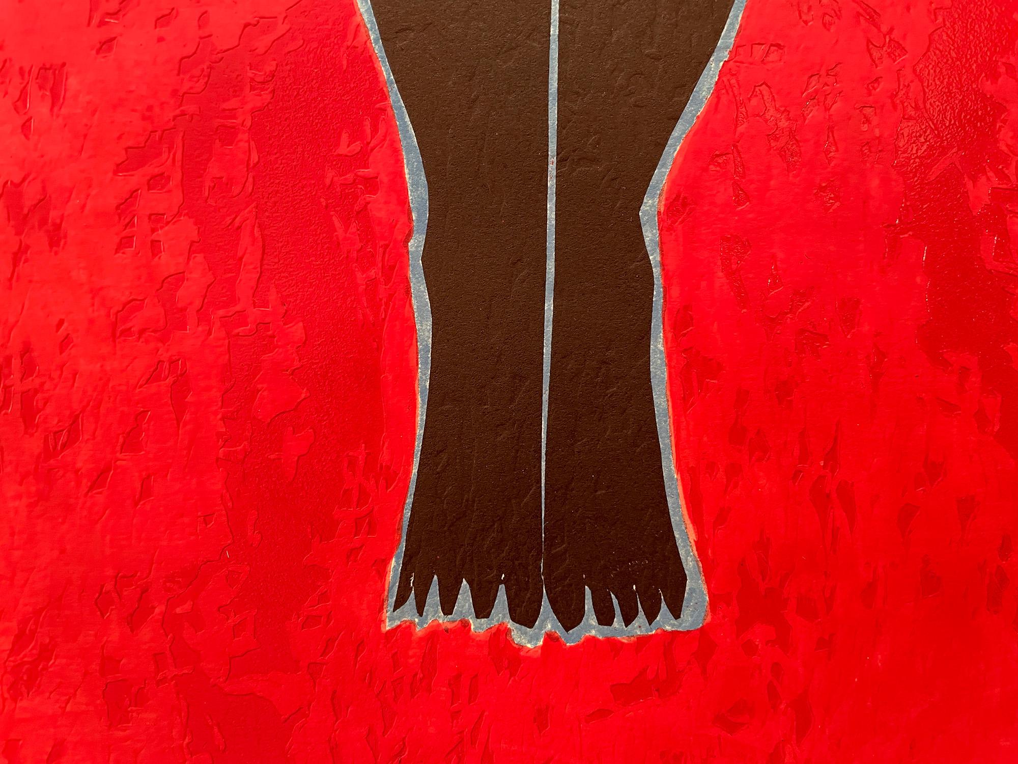 Intimacy in Her Body in Red For Sale 1