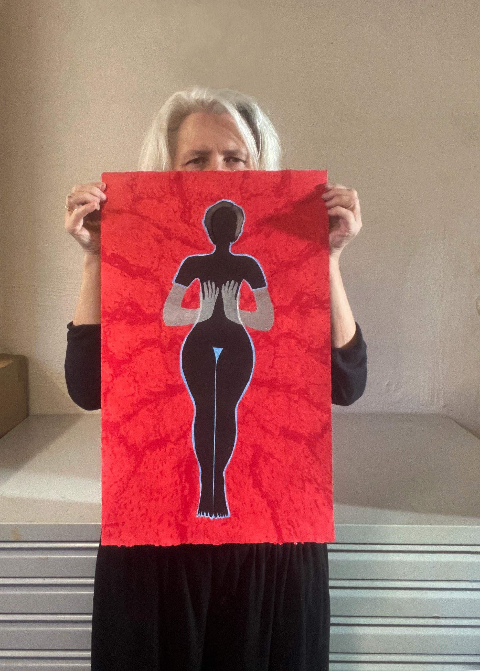 Intimacy in Her Body in Red For Sale 3