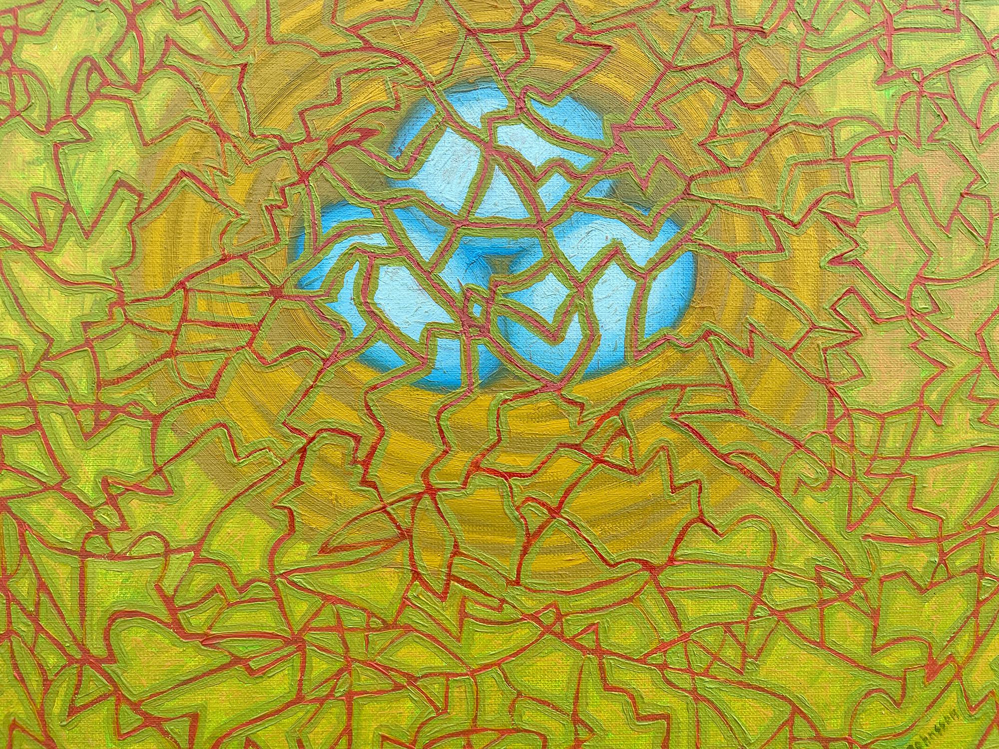 Bird Nest - Painting by Jolanta Johnsson